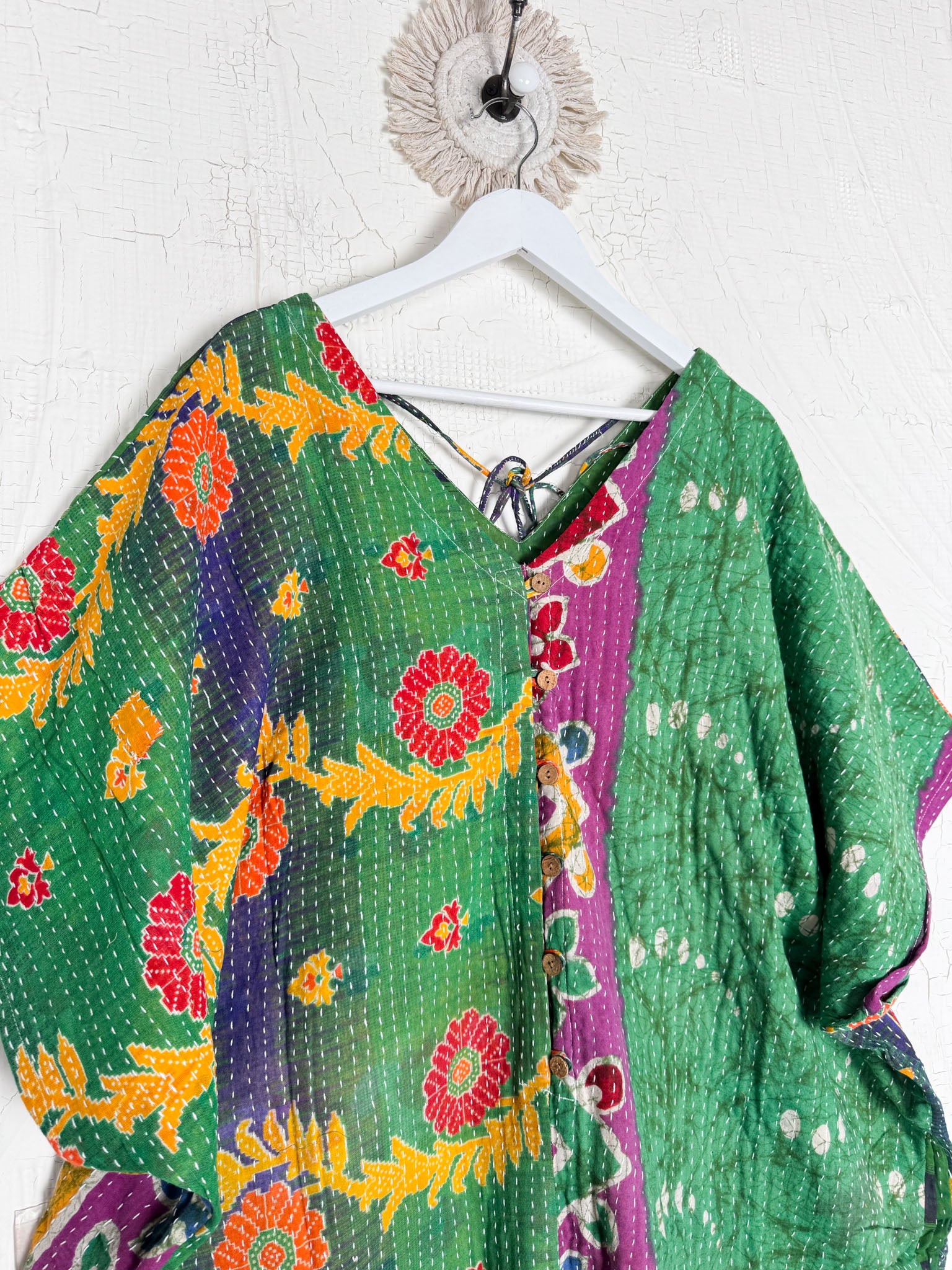 Kantha quilt jumpsuit - Love Protect Sustain
