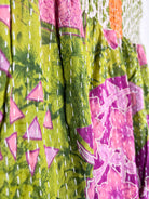 Kantha skirt with paisley - Love Protect Sustain