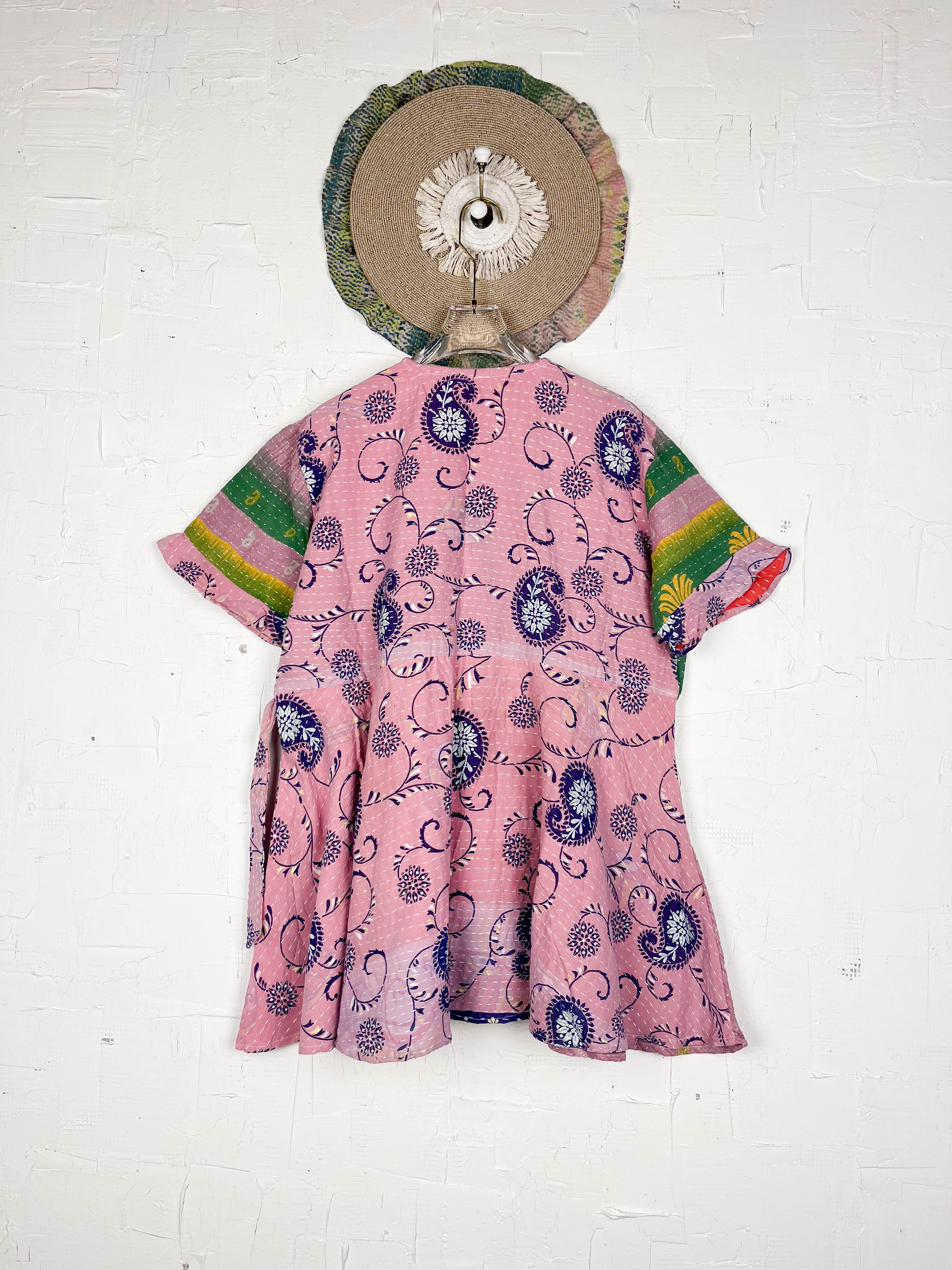 Kantha stitch dress - Love Protect Sustain 