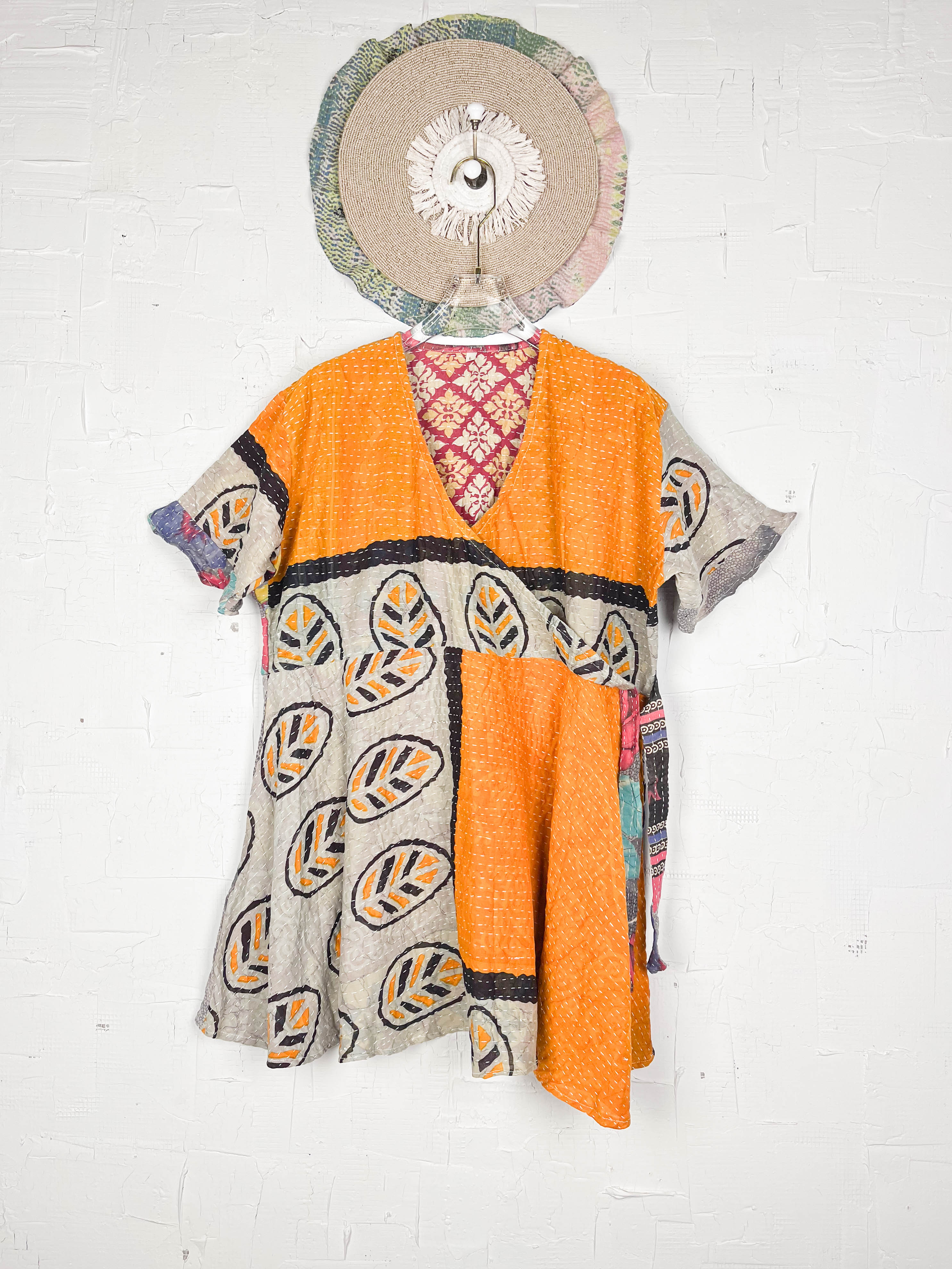 Kantha stitch dress- Love Protect Sustain