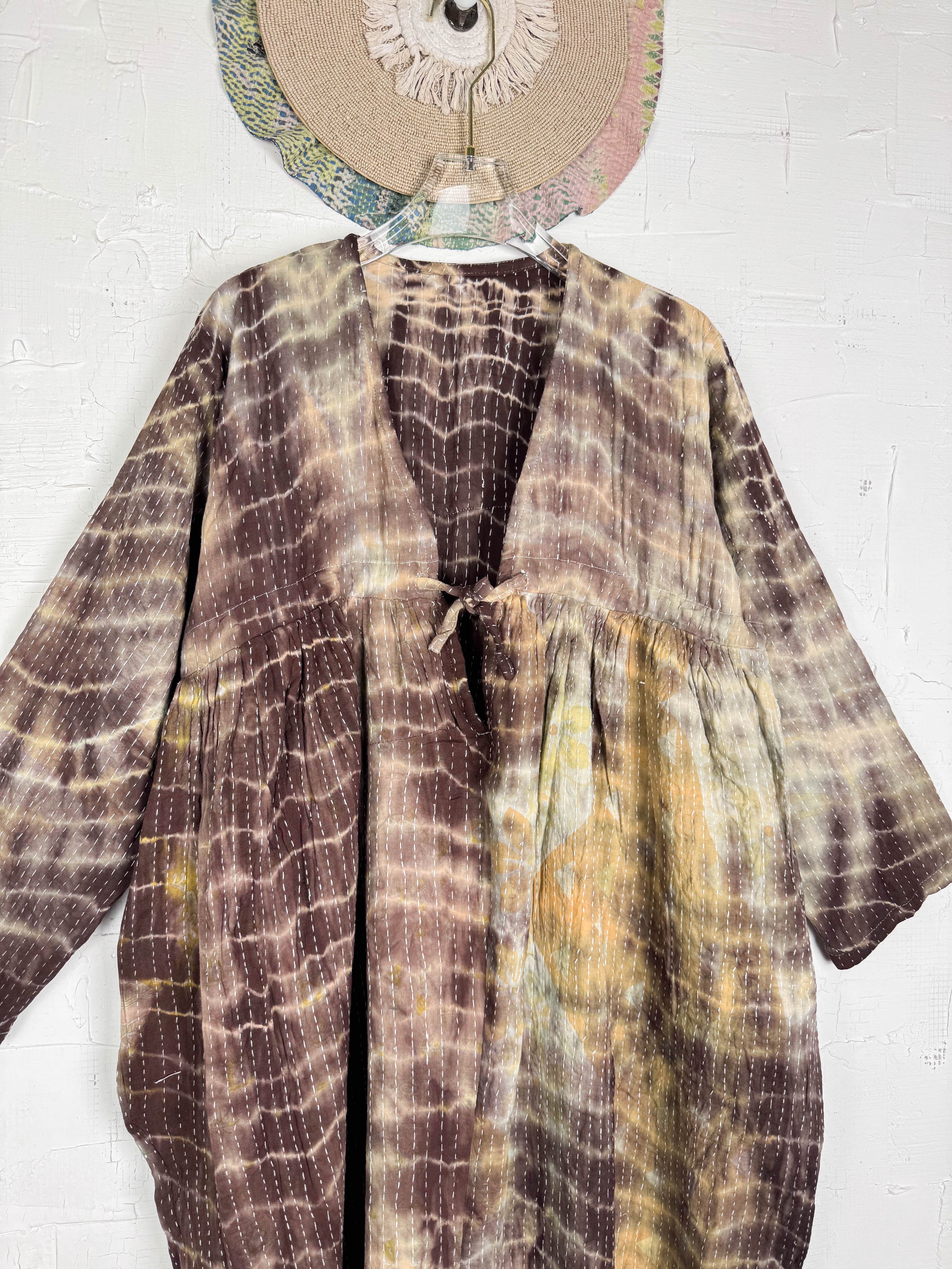 Kantha stitch jumpsuit - Love Protect Sustain