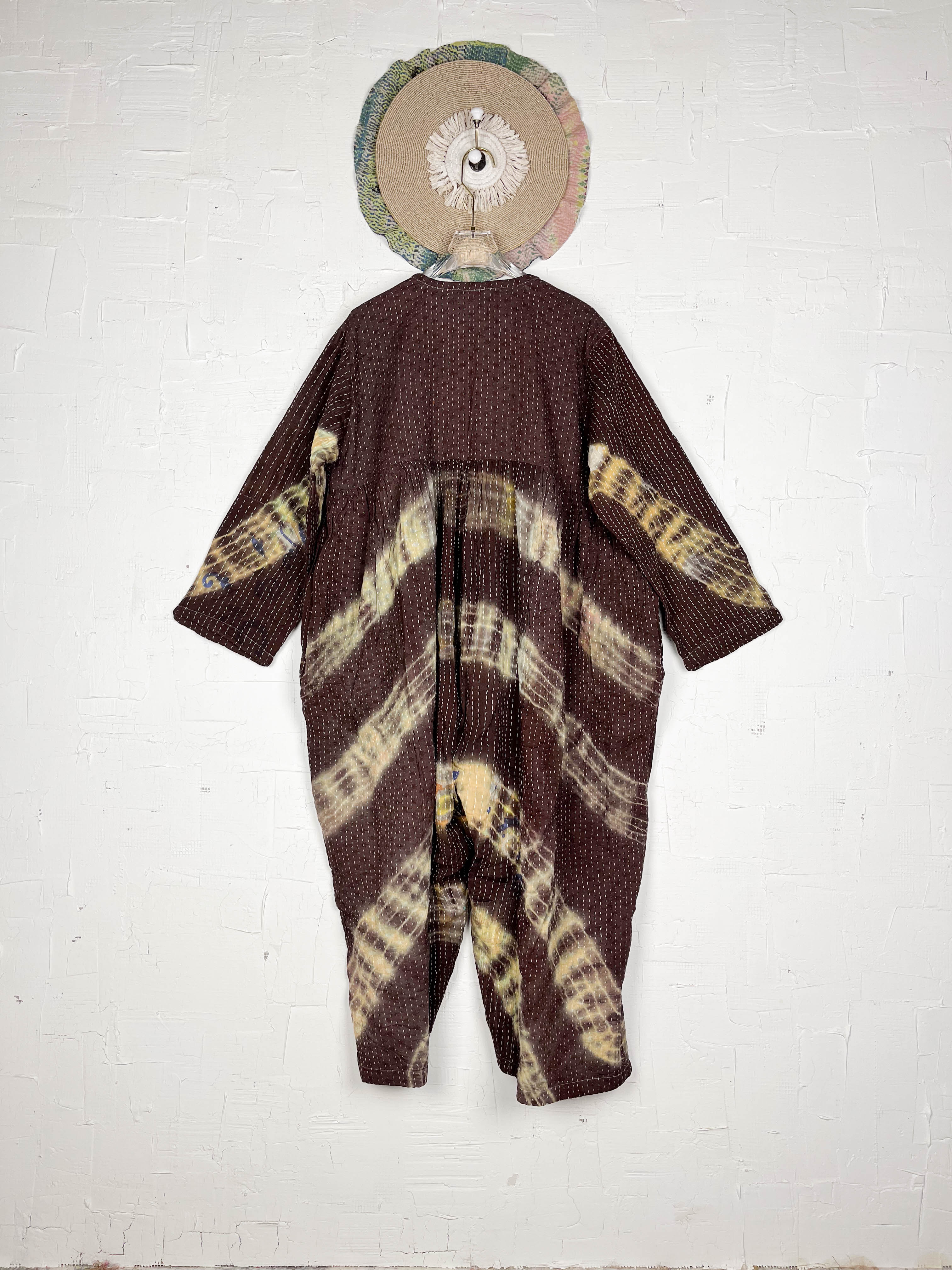 Kantha stitch jumpsuit - Love Protect Sustain