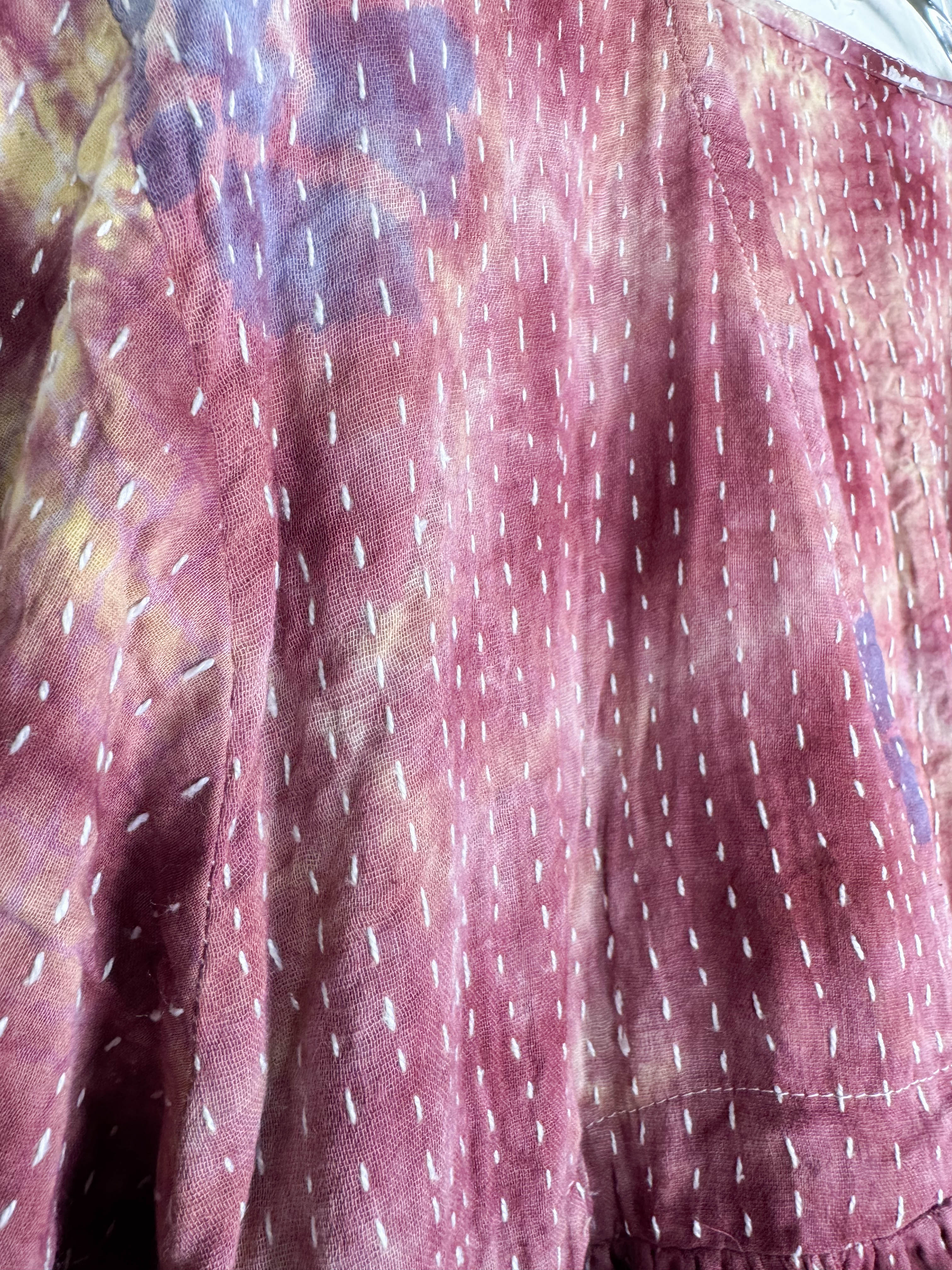 Kantha tie dye jumpsuit - Love Protect Sustain