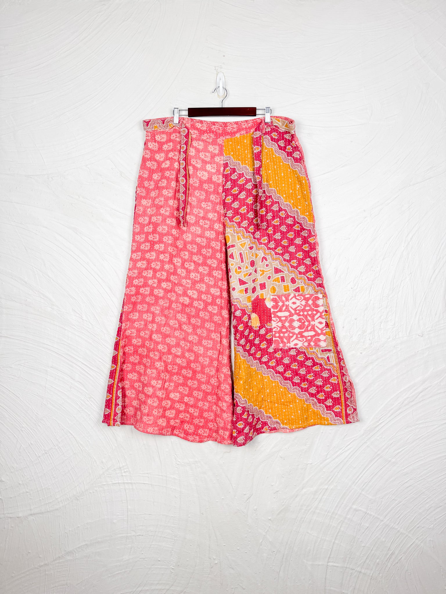 Large Size Kantha Pants - Love Protect Sustain
