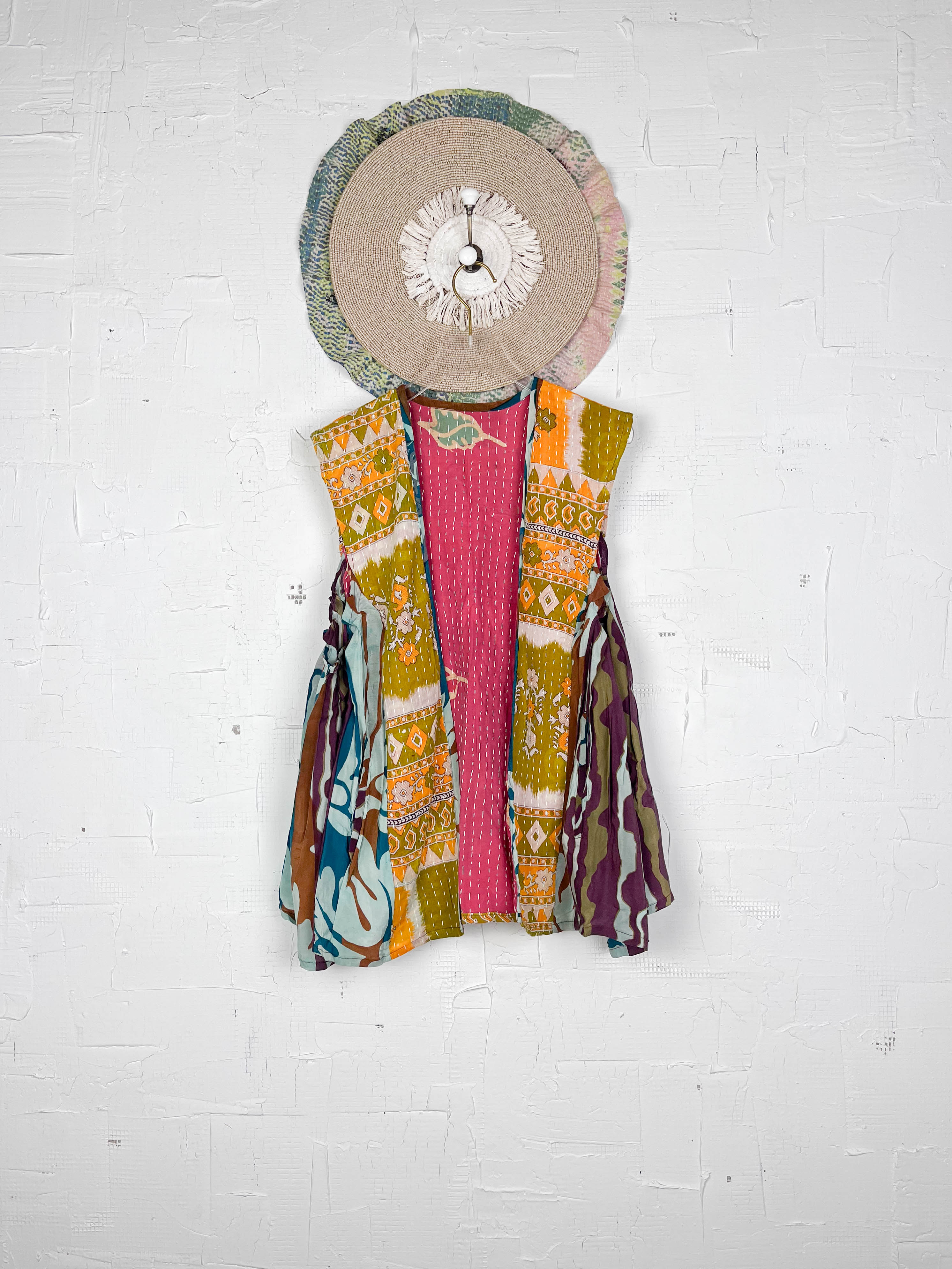 Layering silk vest - Love Protect Sustain