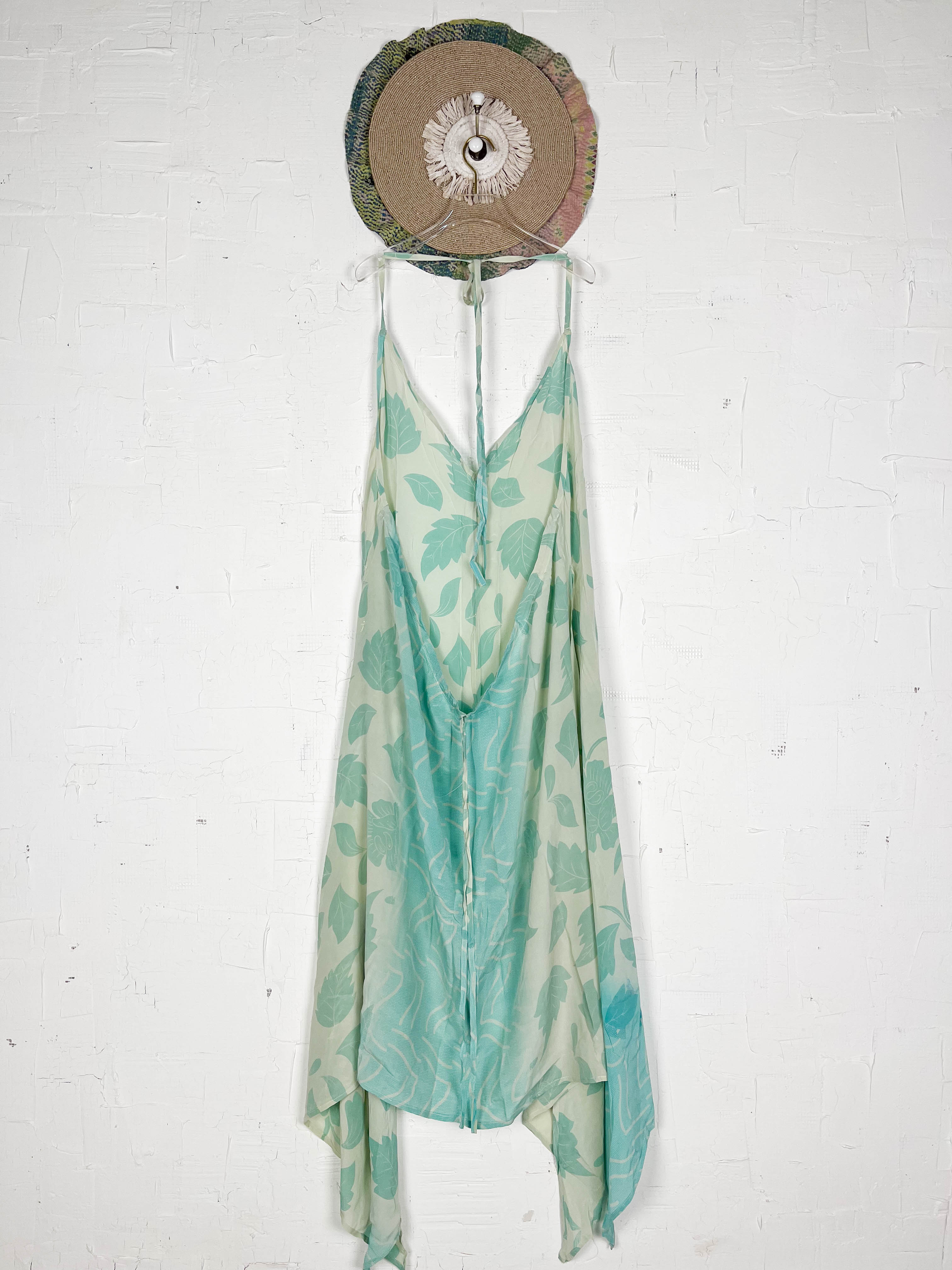 Light Blue Silk Dress - Love Protect Sustain