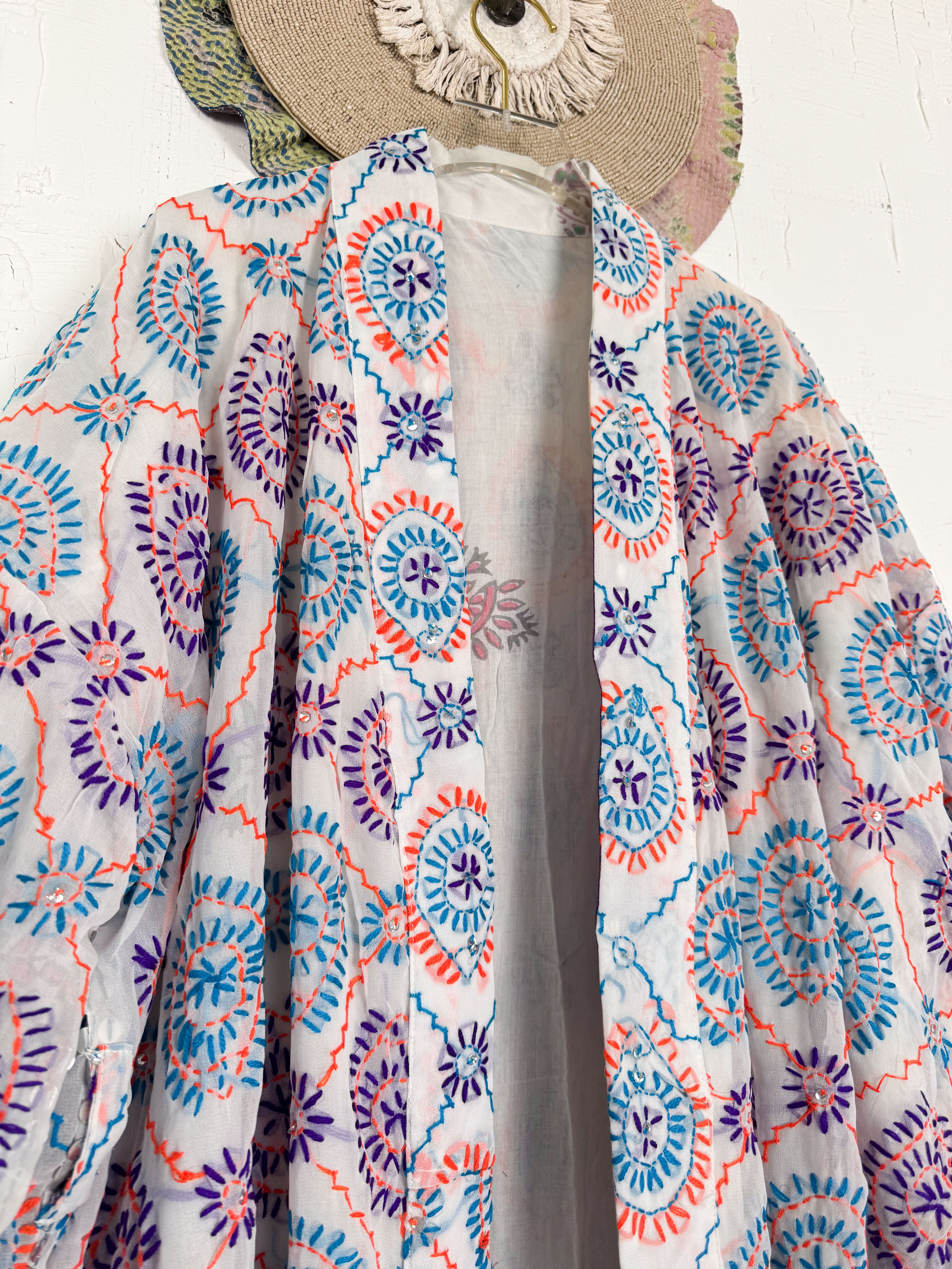 Long kimono robe - Love Protect Sustain