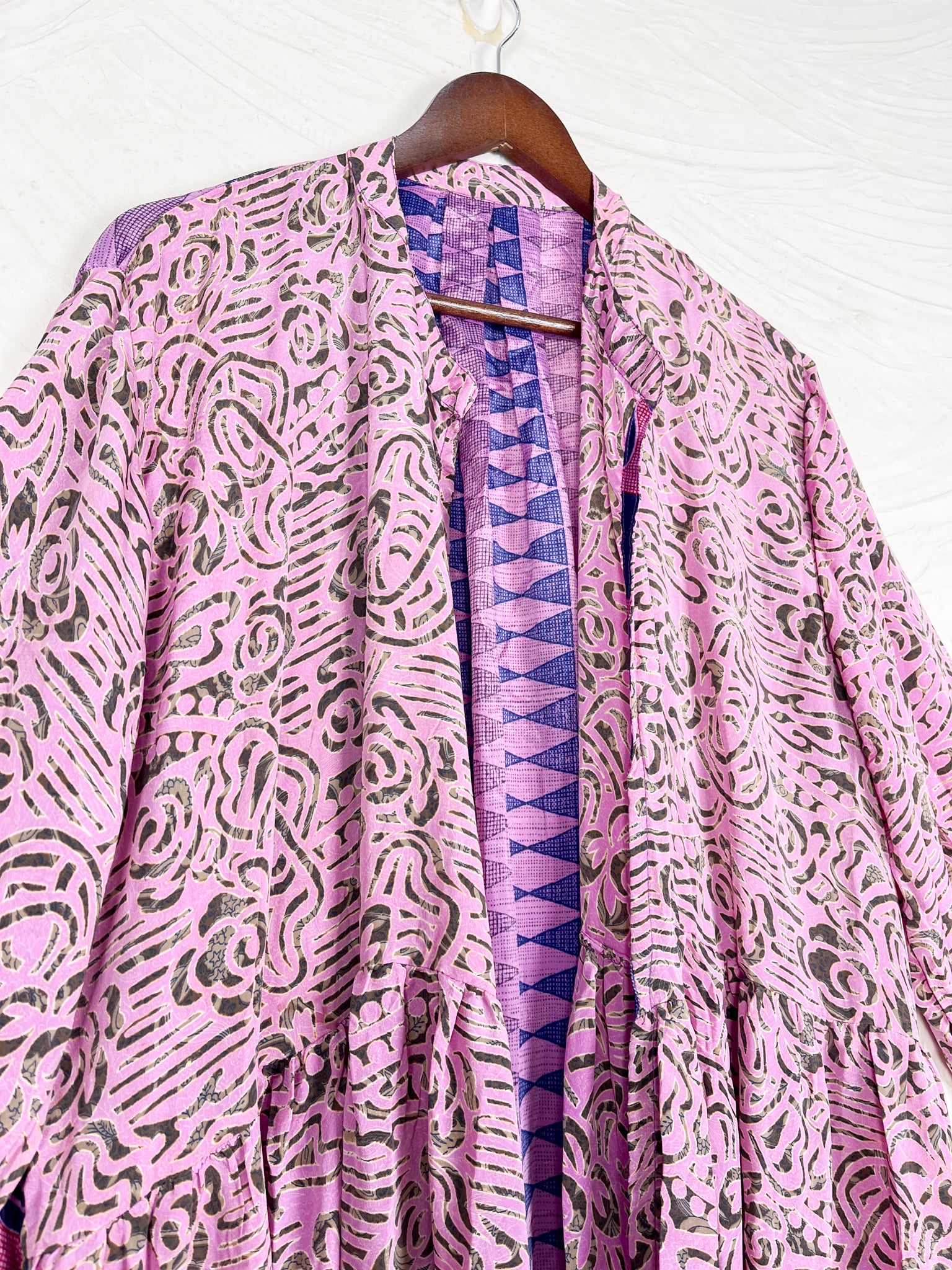 Maternity Silk dress - Love Protect Sustain