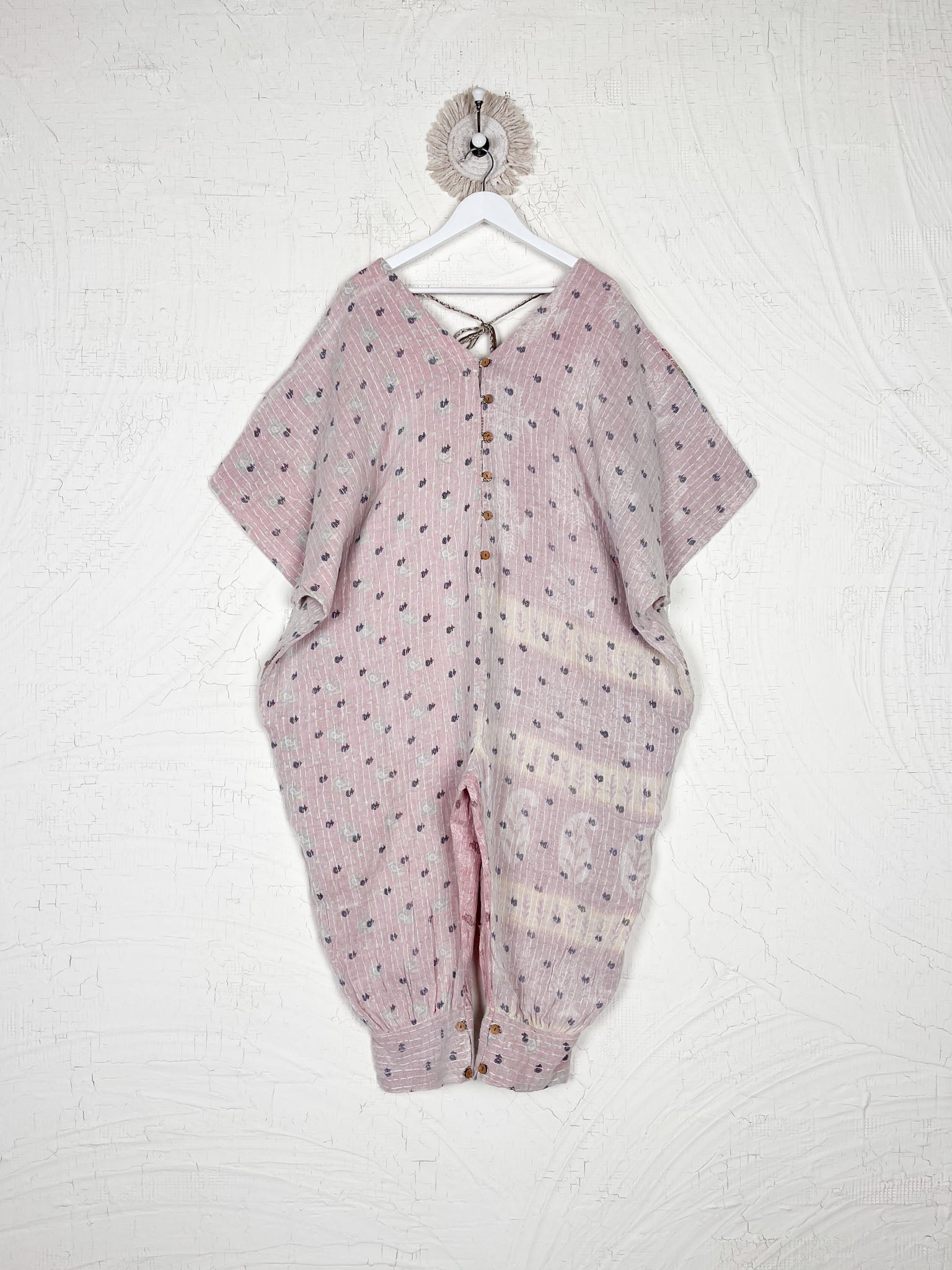 Maternity friendly Kantha one size jumper - Love Protect Sustain