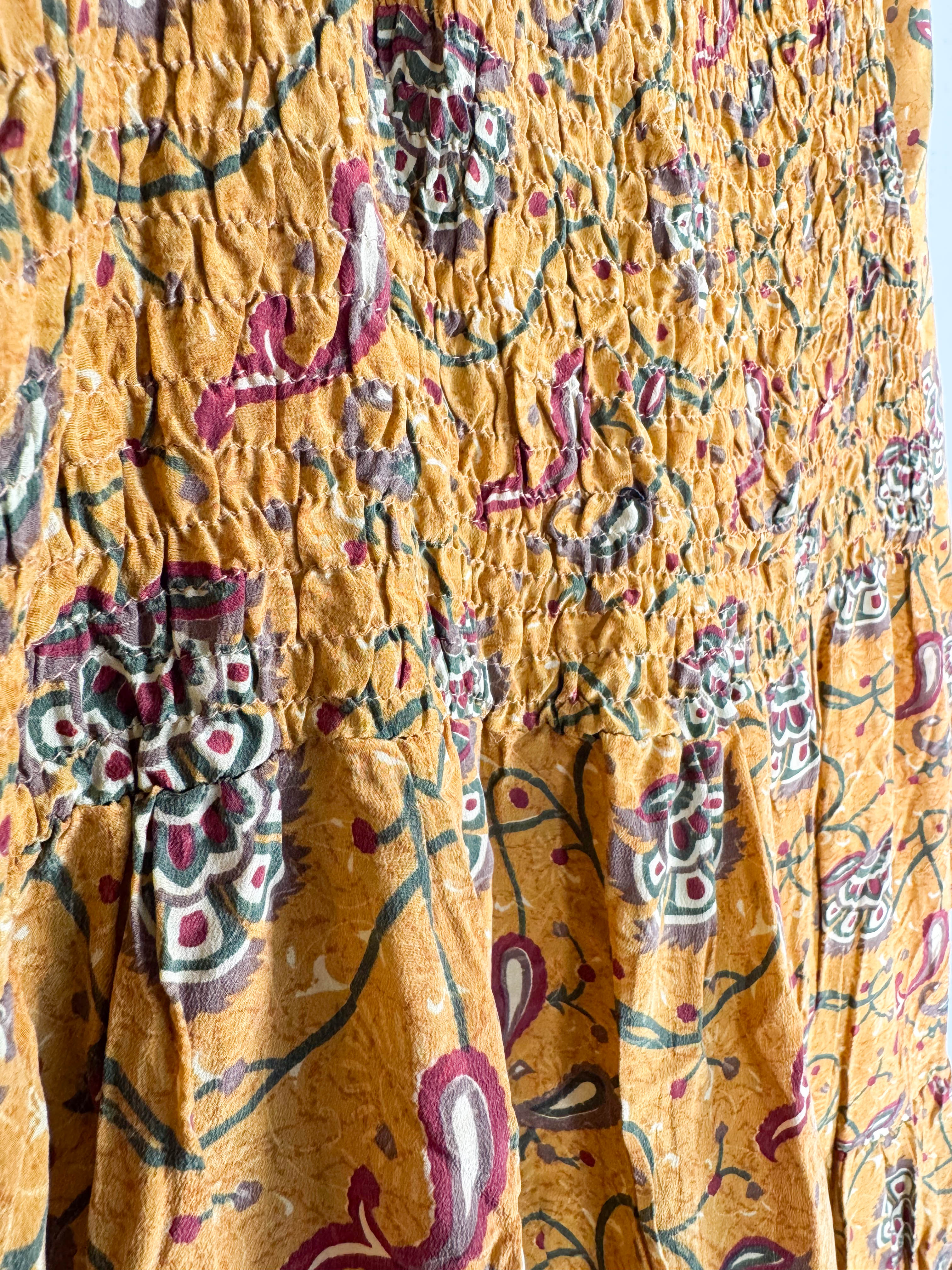 Mid Length Silk Dress - Love Protect Sustain