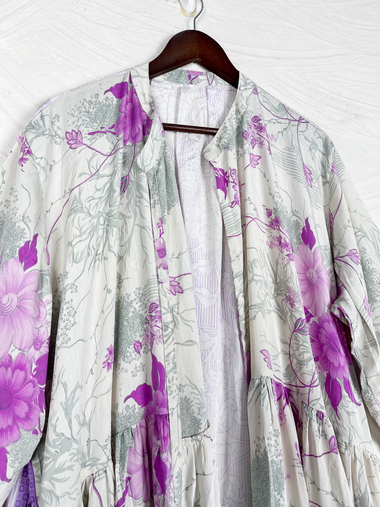 Modest silk dress - Love Protect Sustain