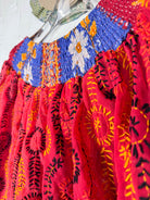 Paisley embroidered pants- Love Protect Sustain