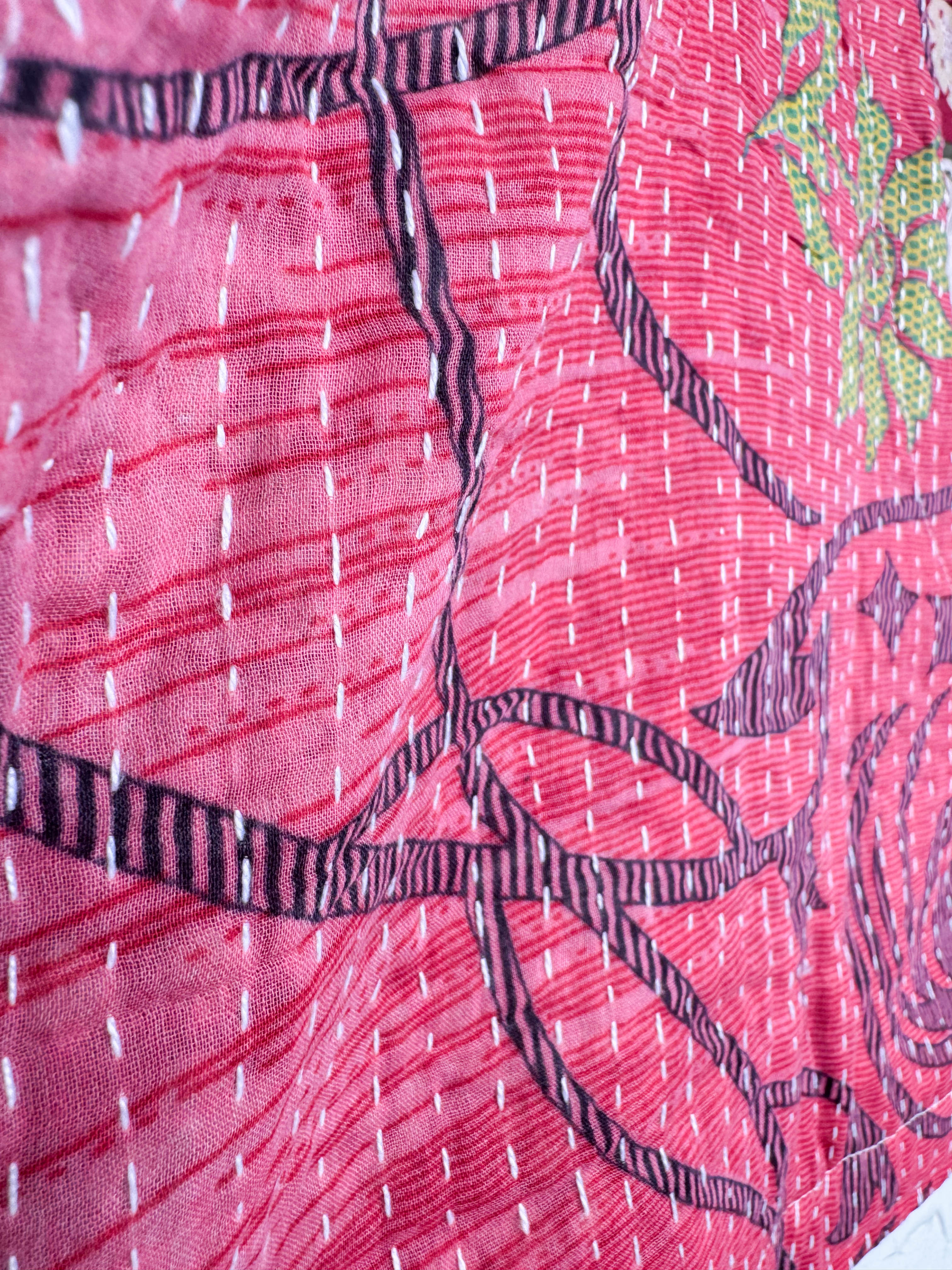 Patchwork Kantha top - Love Protect Sustain