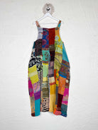 Patchwork silk Jumpsuit - Love Protect Sustain