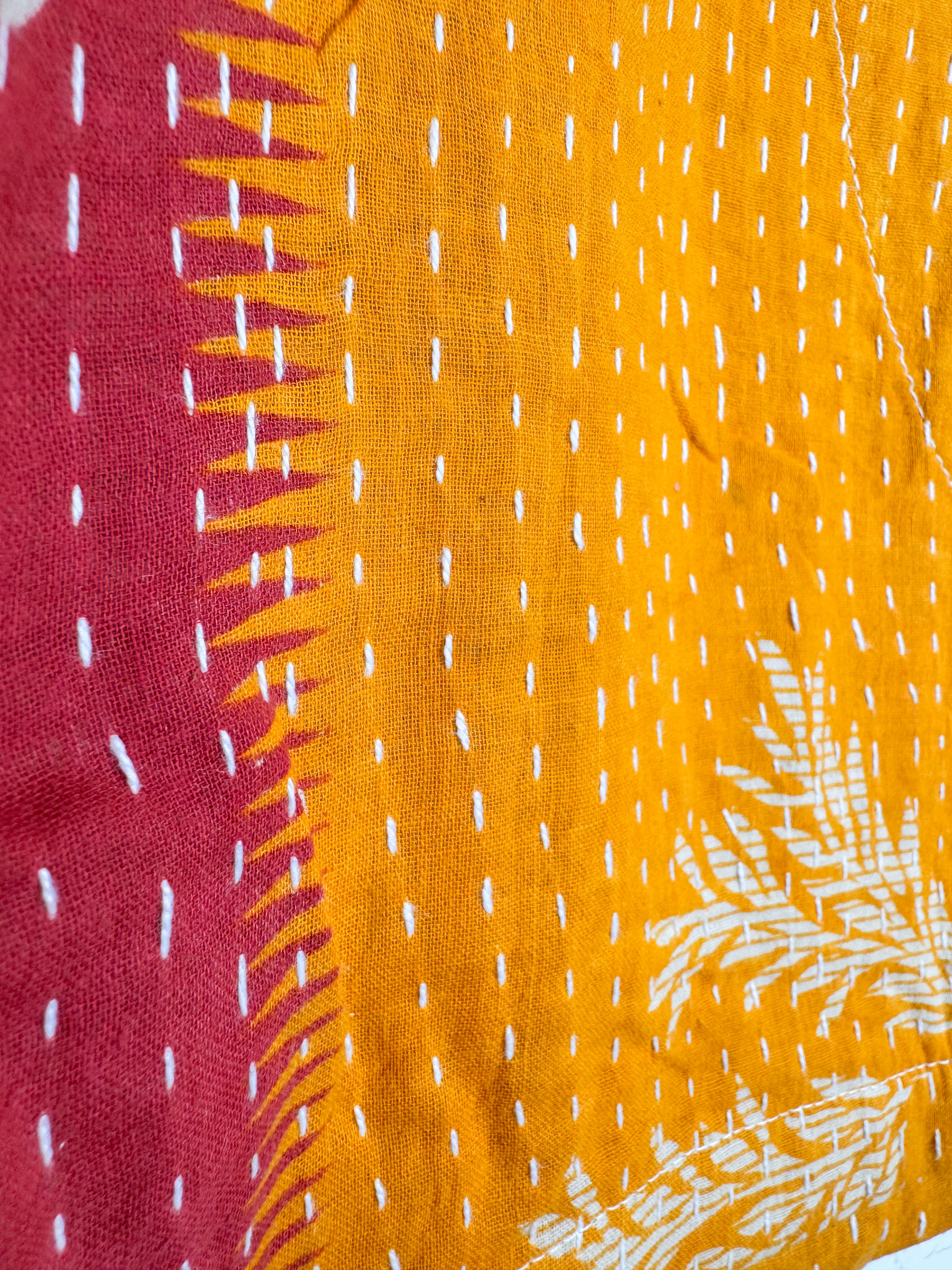 Patchwork crop top - Love Protect Sustain