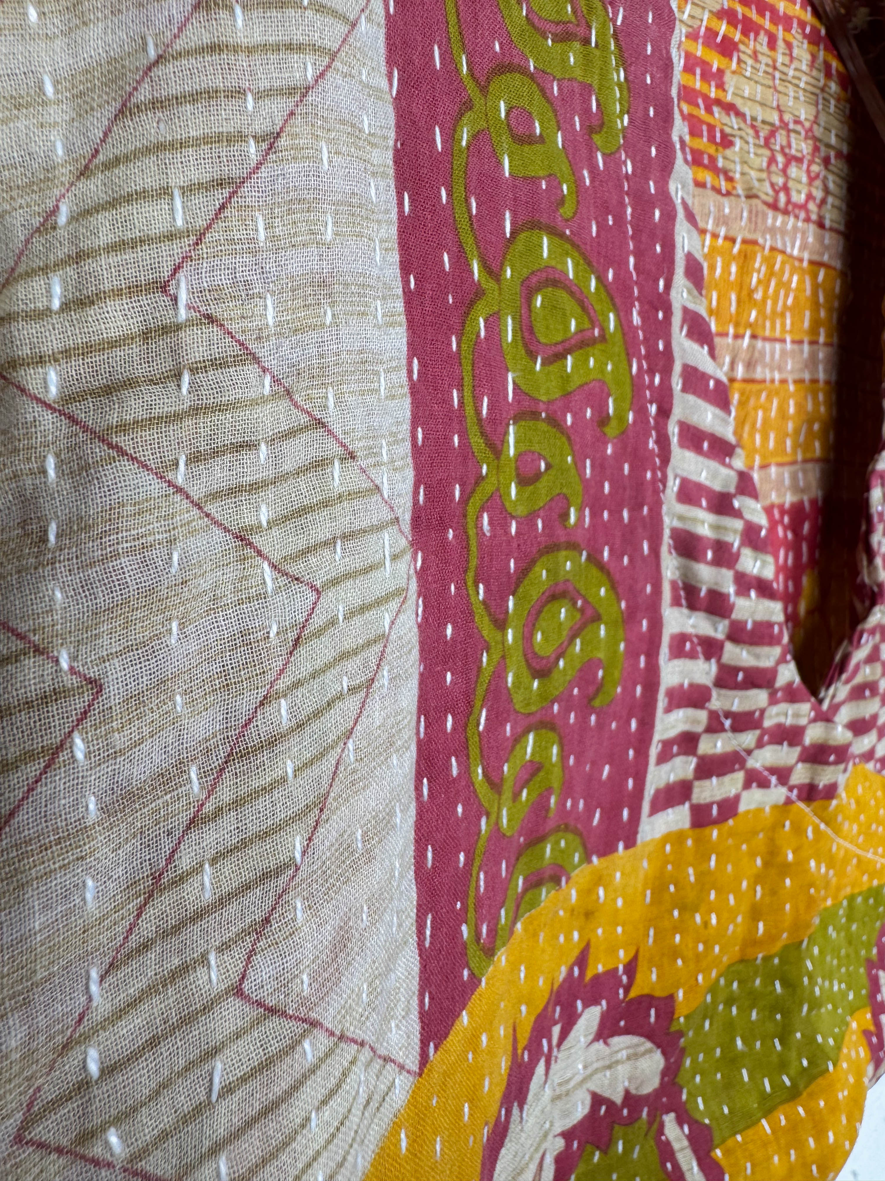 Patchwork crop top - Love Protect Sustain