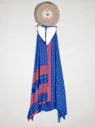 Patchwork silk dress - Love Protect Sustain