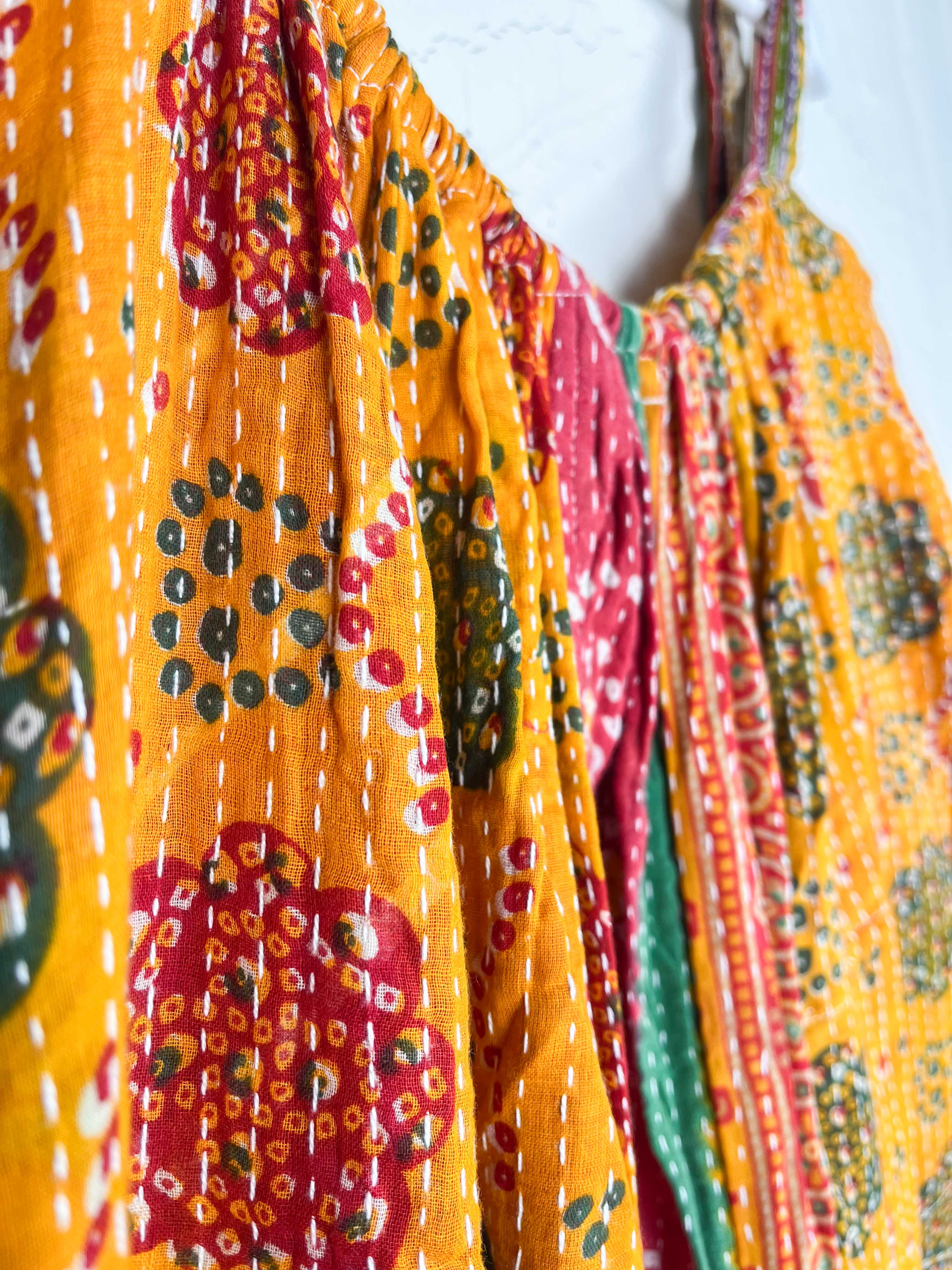 Patchwork wide-leg jumpsuit - Love Protect Sustain