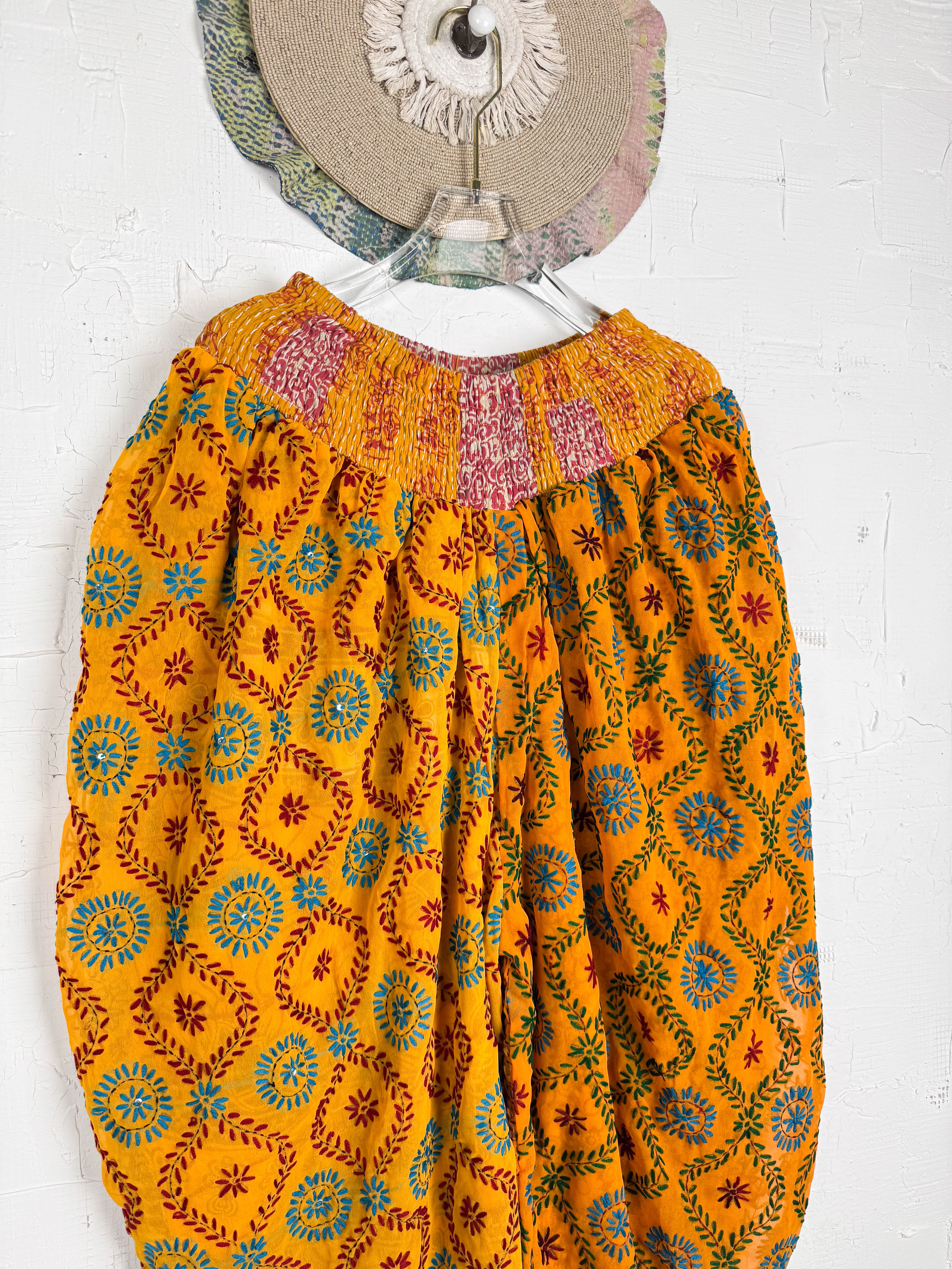 Patterned harem pants - Love Protect Sustain 