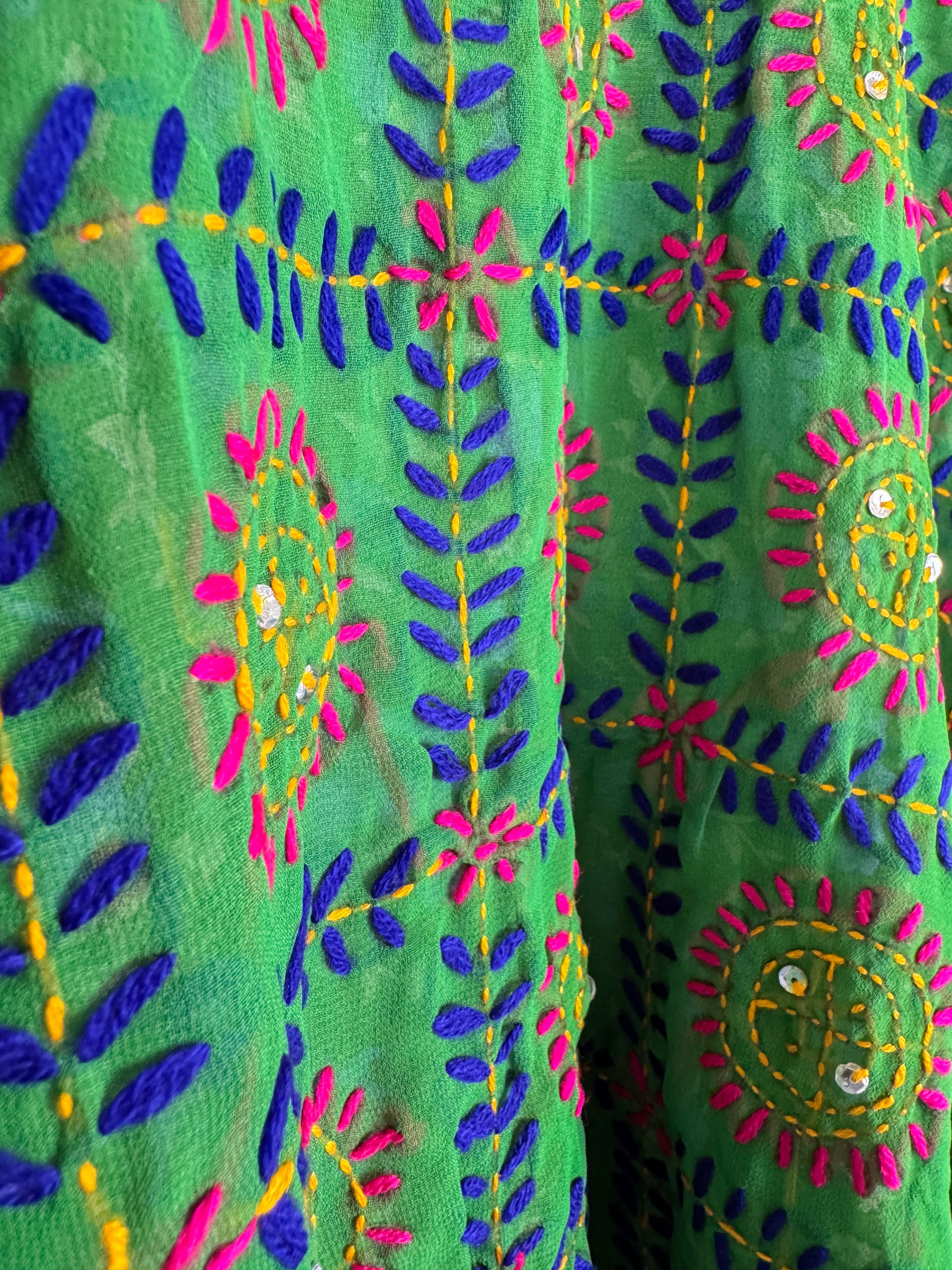 Phulkari kimono - Love Protect Sustain