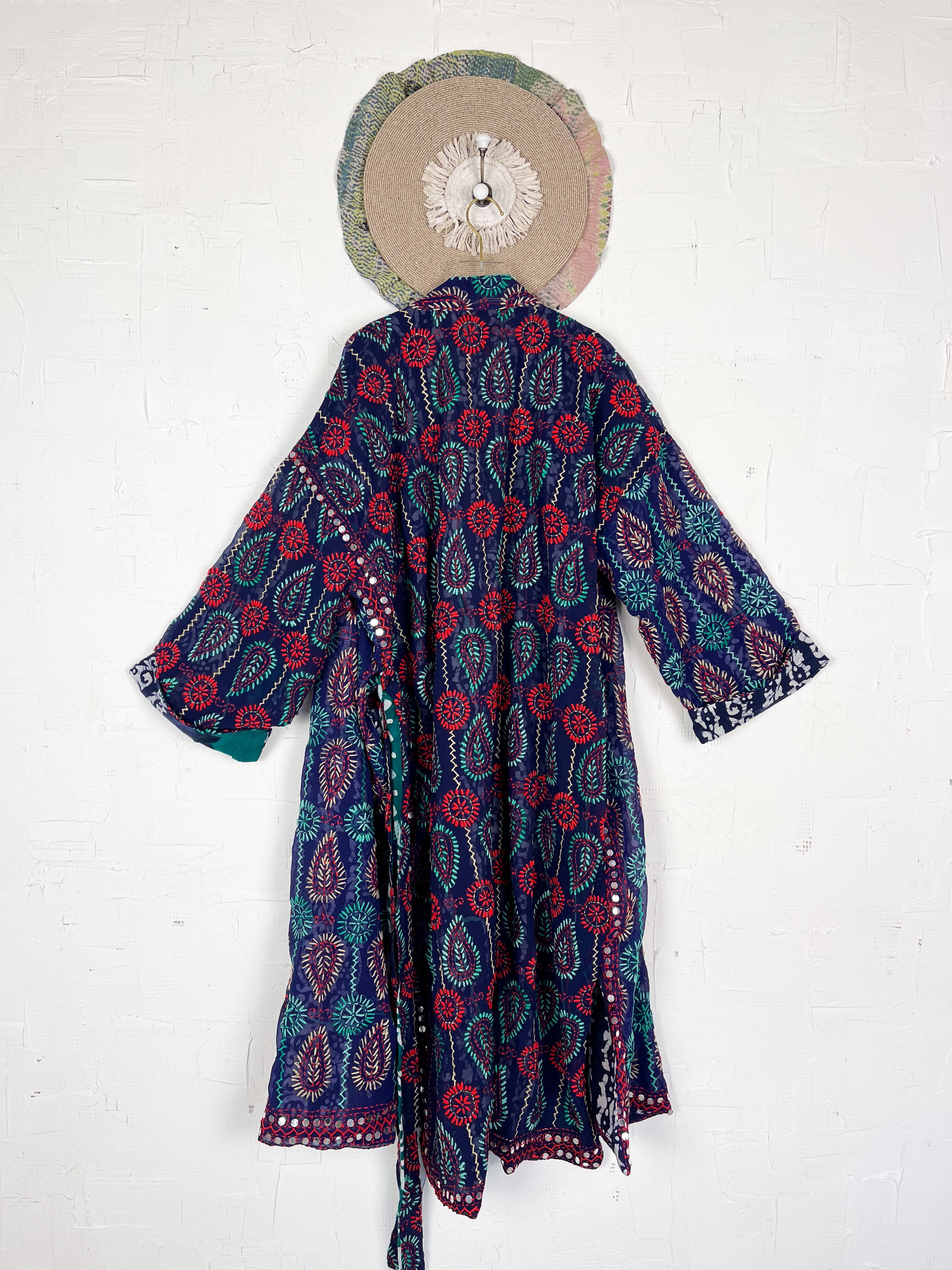 Phulkari kimono - Love Protect Sustain