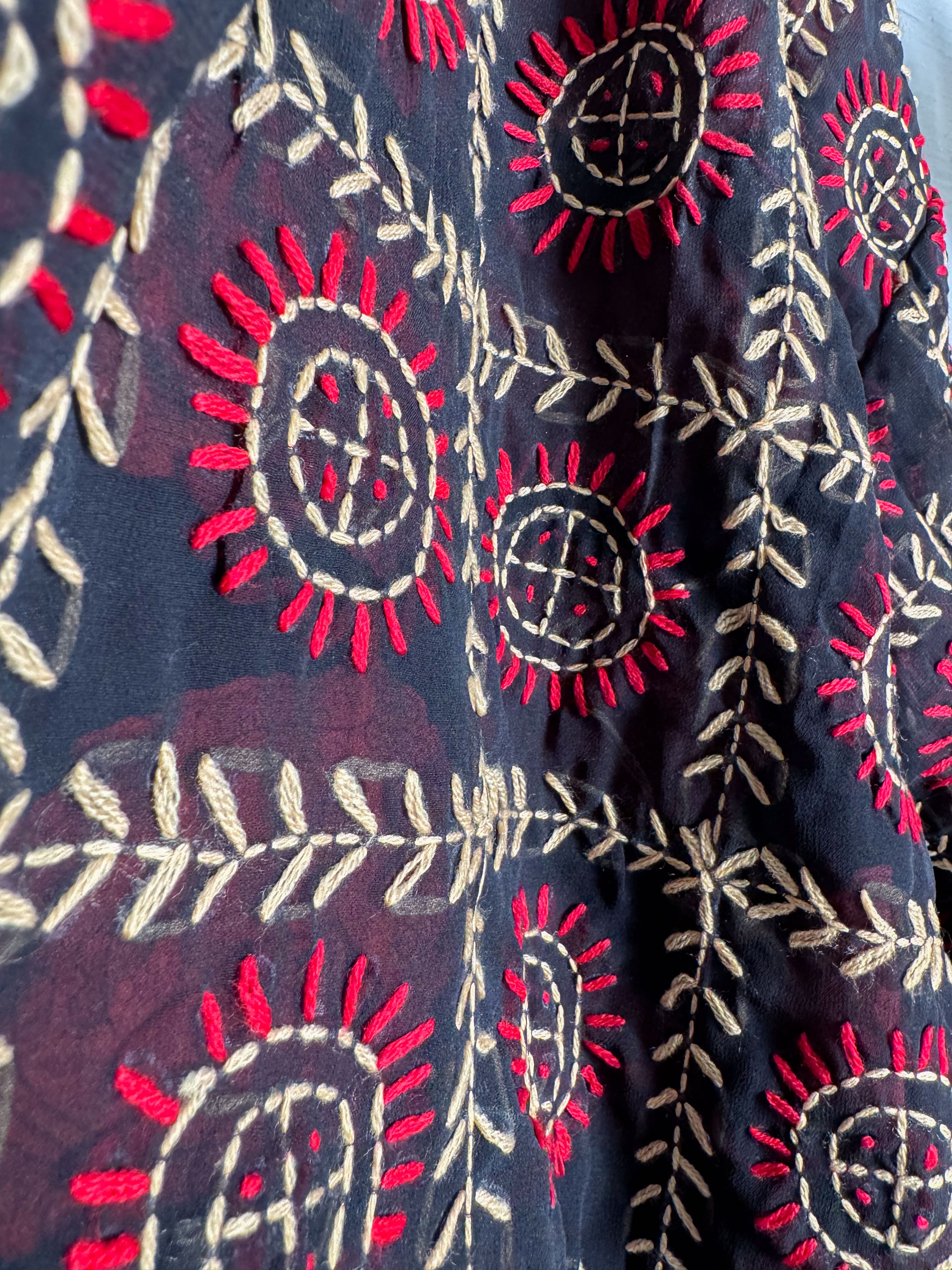 Phulkari kimono - Love Protect Sustain