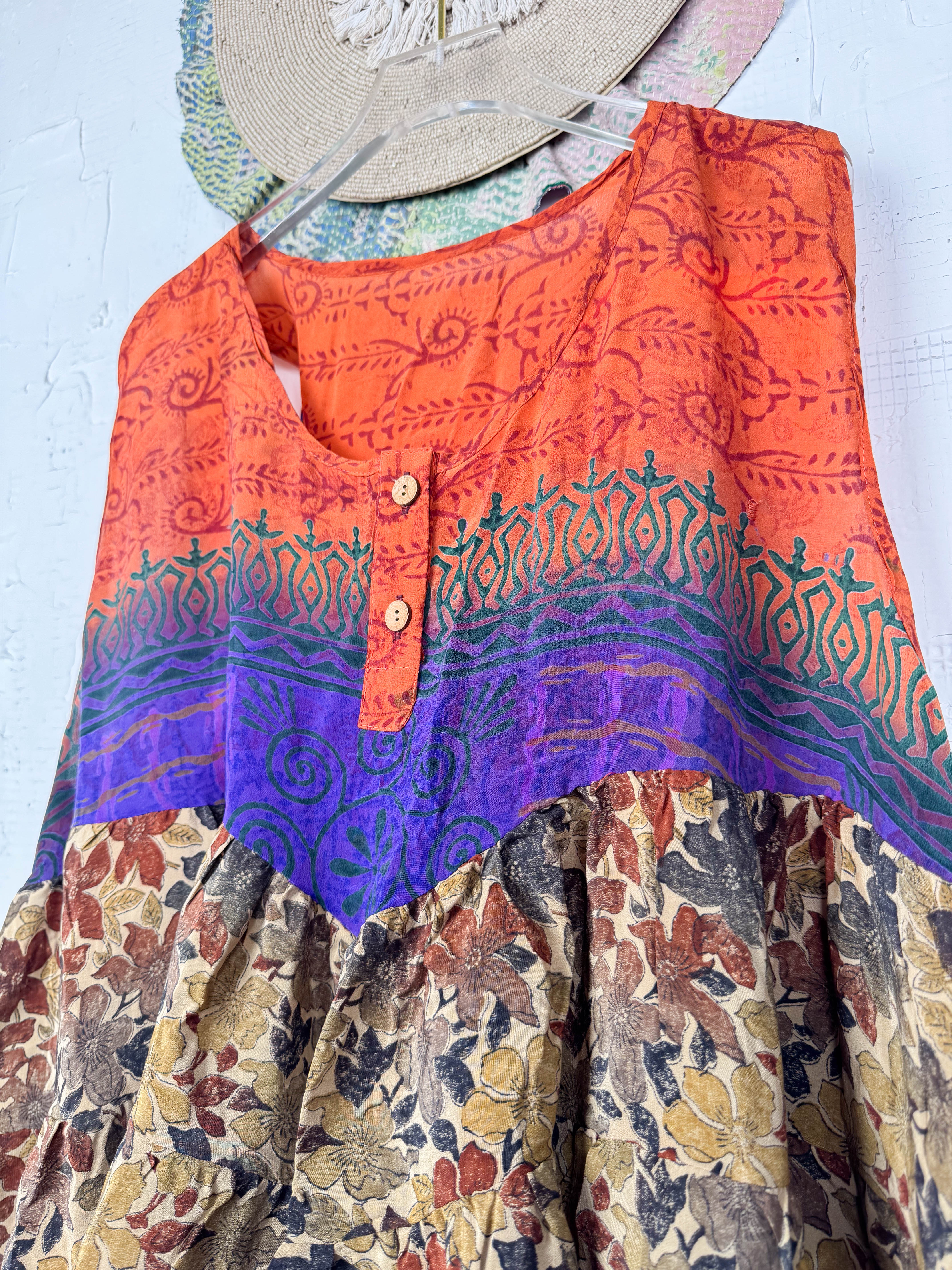 Pure silk vest top - Love Protect Sustain