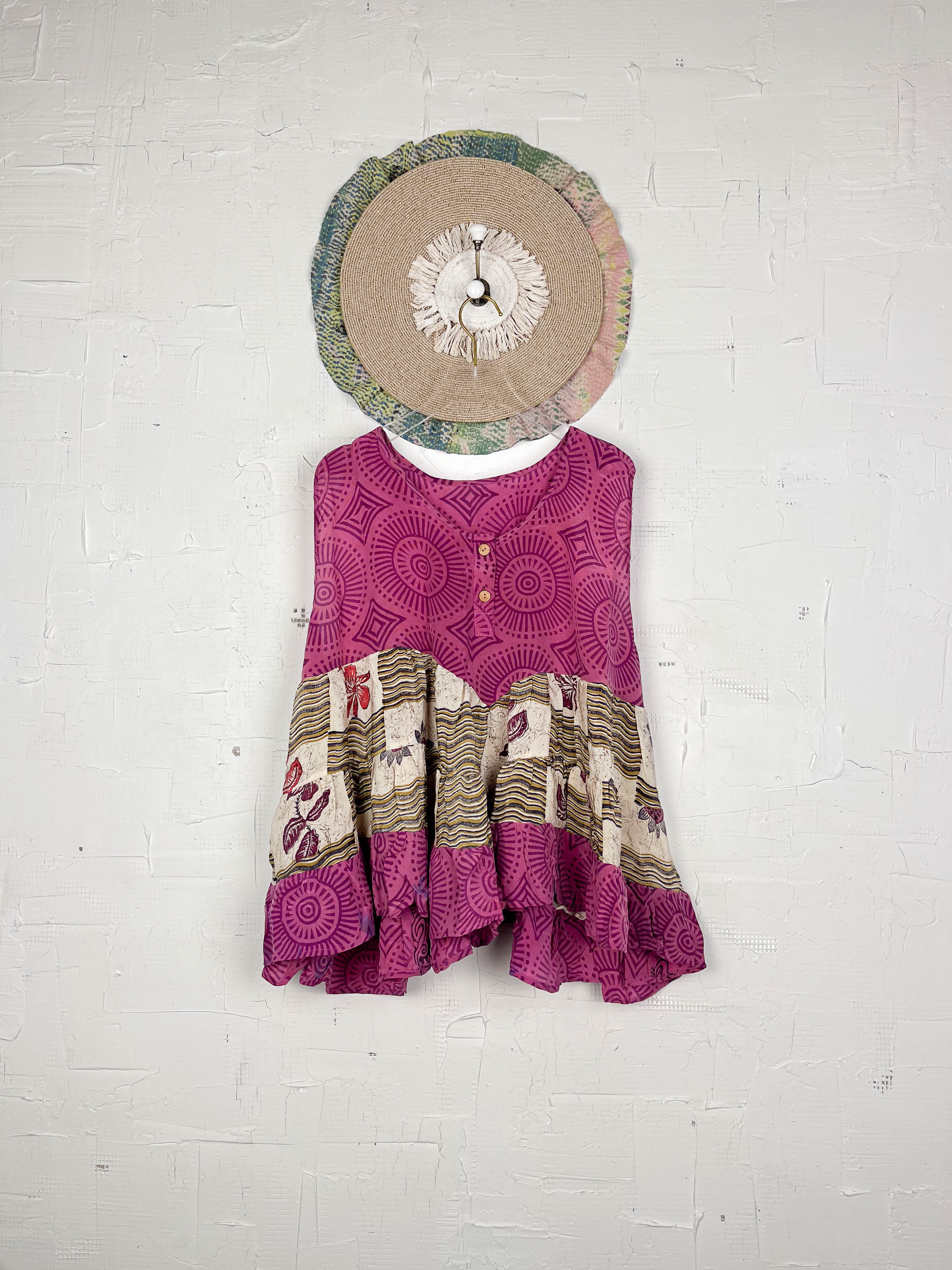 Purple Silk Top - Love Protect Sustain