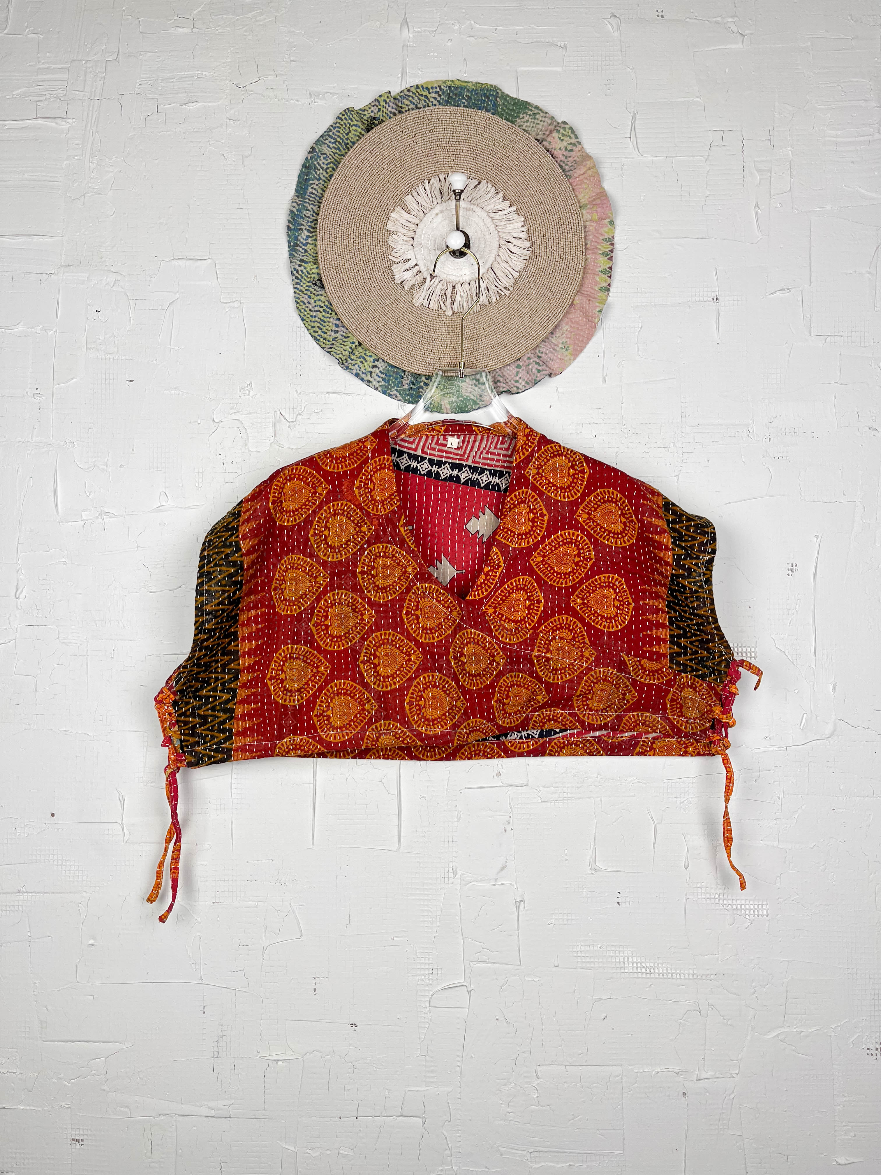 Quilted Kantha top - Love Protect Sustain