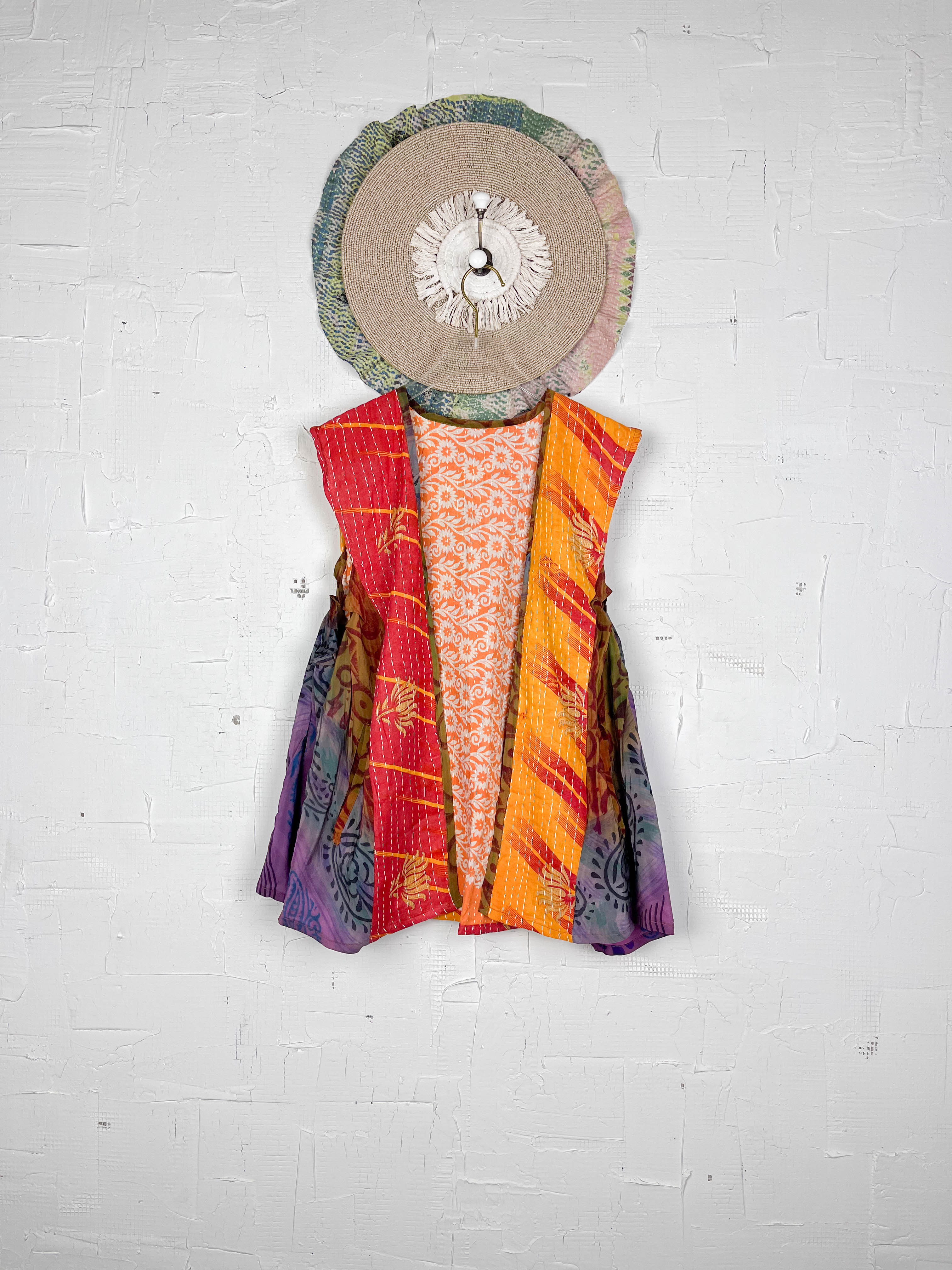 Quilted silk vest - Love Protect Sustain