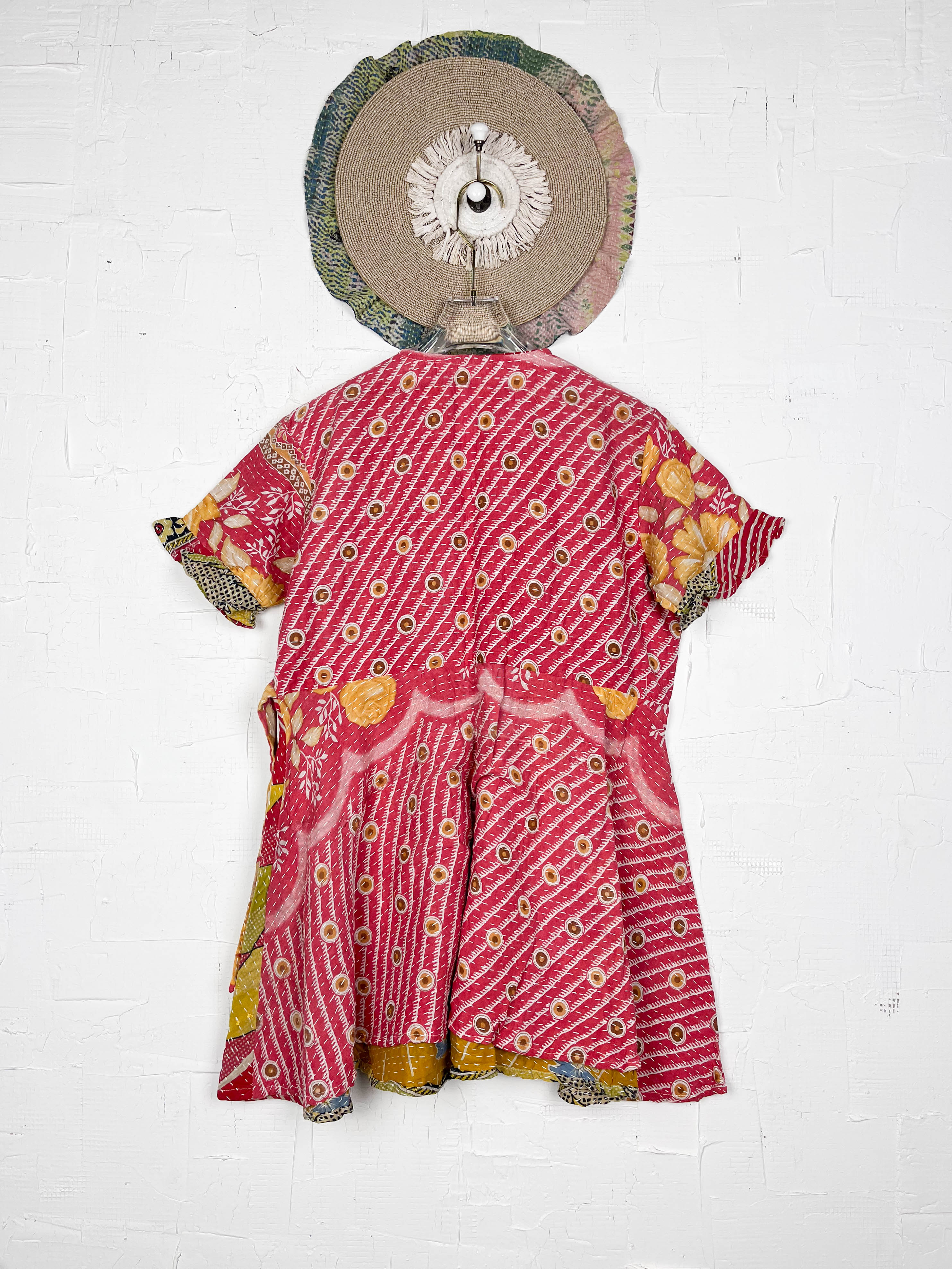 Quilted wrap dress - Love Protect Sustain