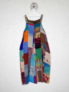 Recycled silk patchwork jumpsuit - Love Protect Sustain