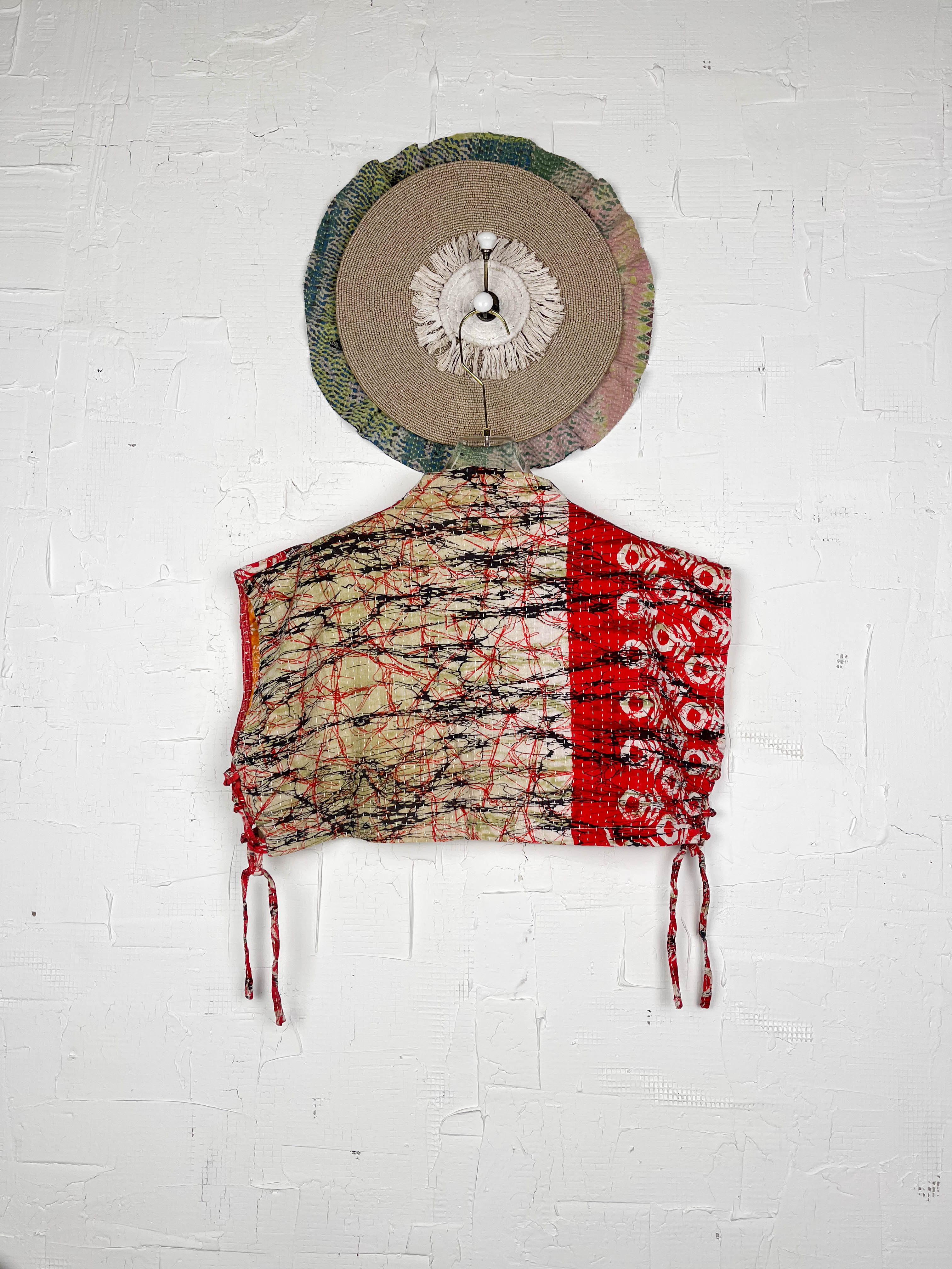 Recycled fabric crop top - Love Protect Sustain