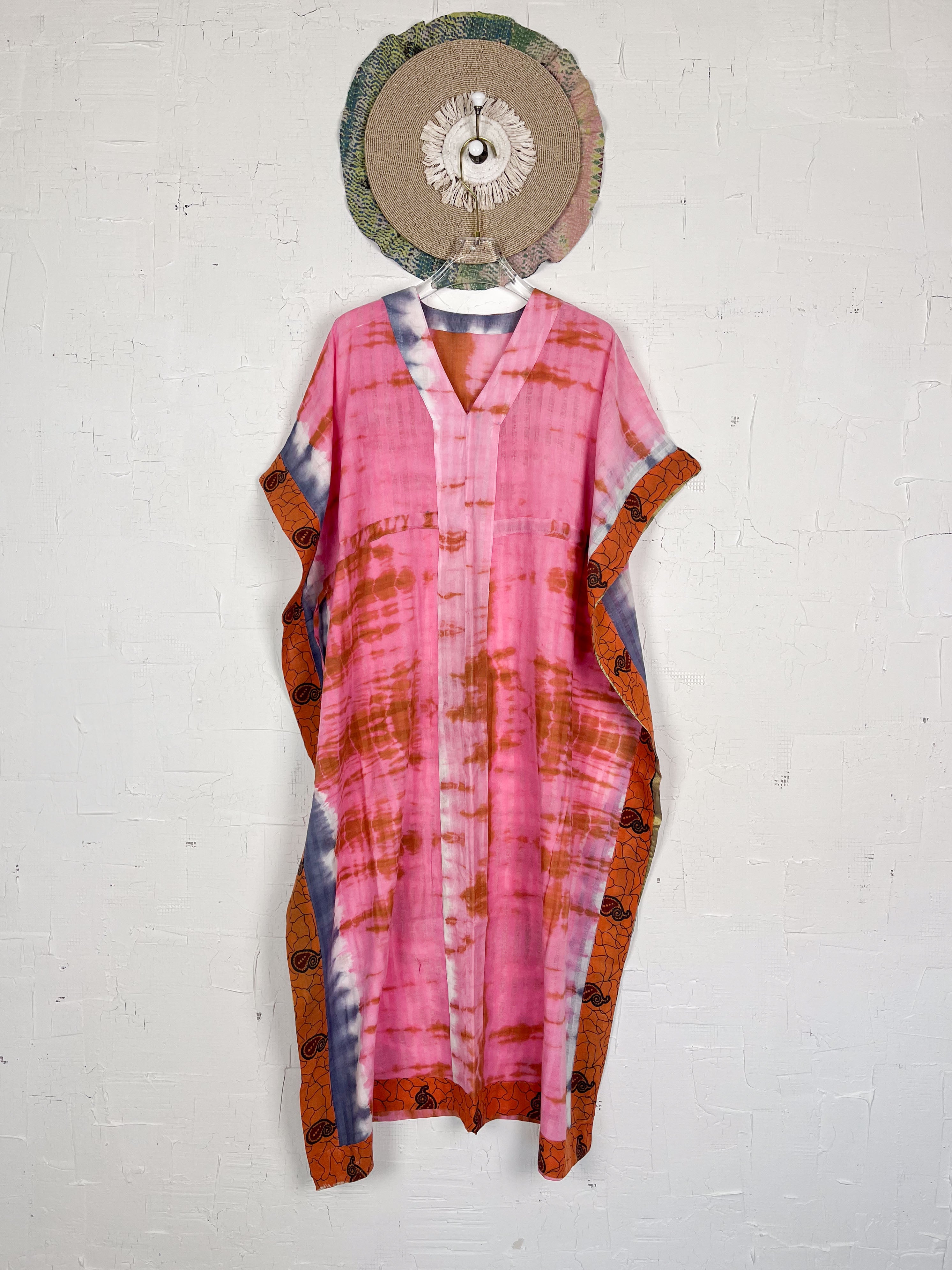 Red Boho Kaftan - Love Protect Sustain
