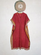 Red Kaftan Dress - Love Protect Sustain