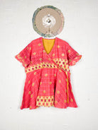 Red Kantha Dress - Love Protect Sustain 