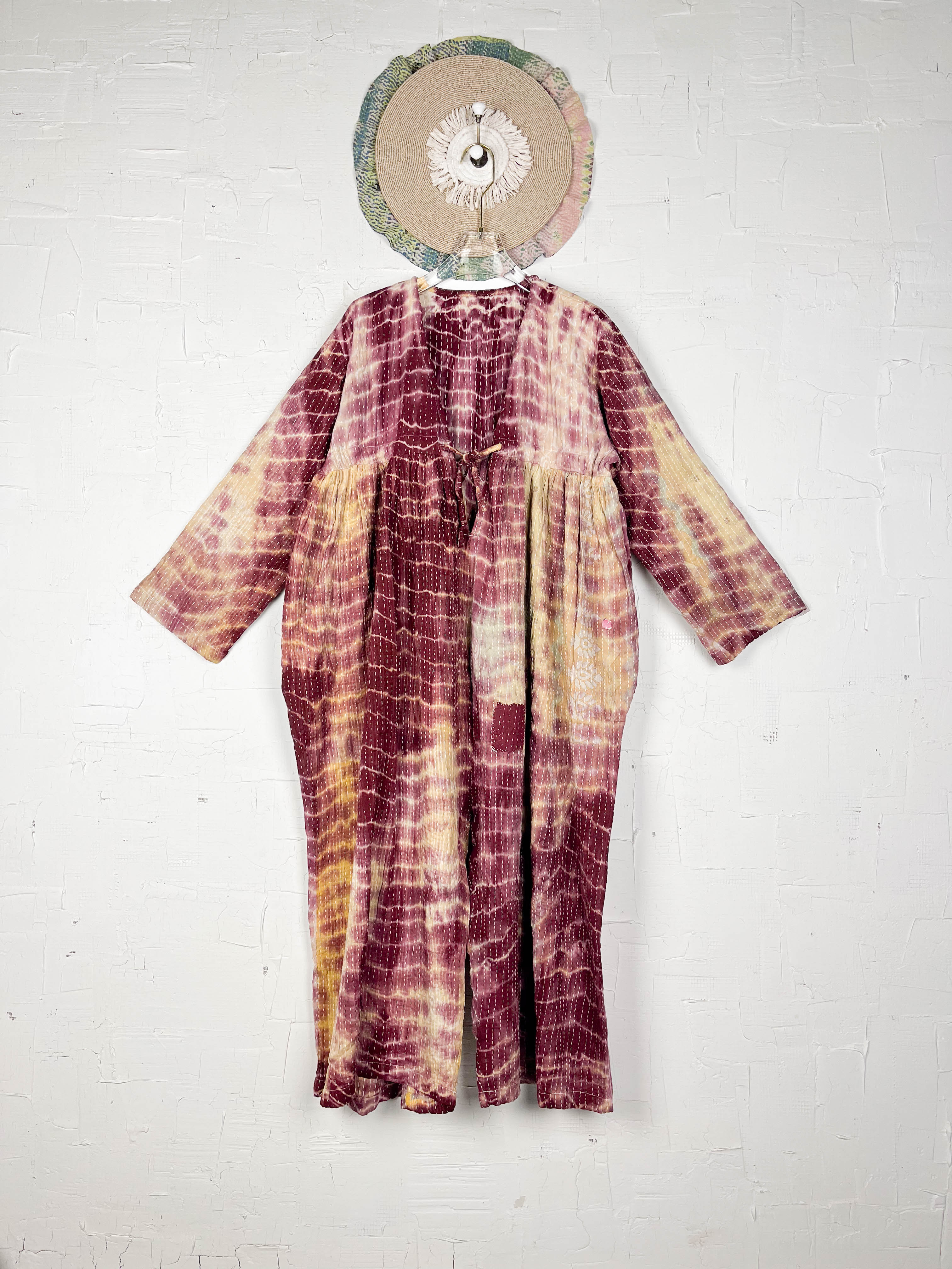 Red Peach Tie-Dye Jumpsuit - Love Protect Sustain