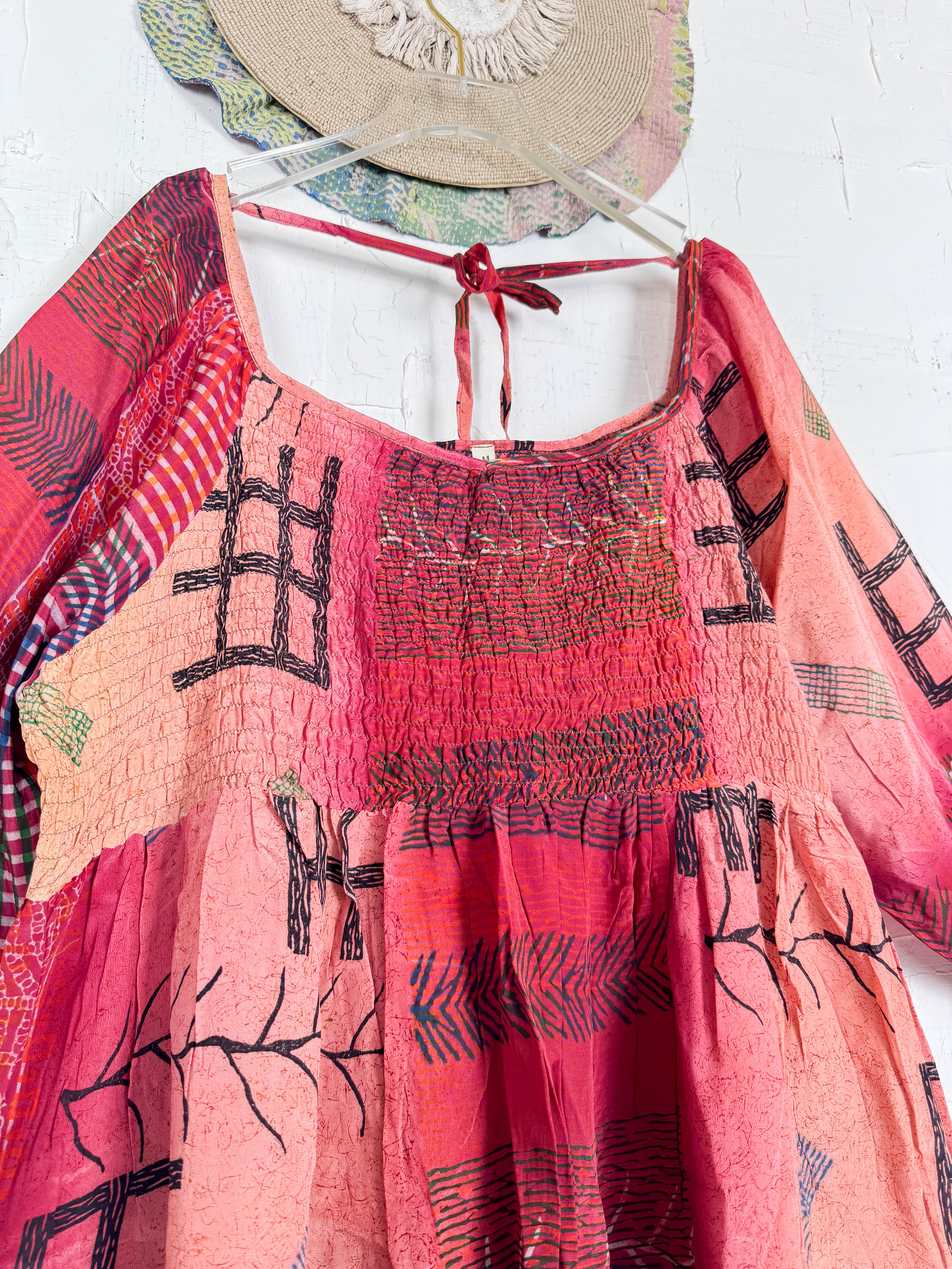 Red Silk Dress - Love Protect Sustain