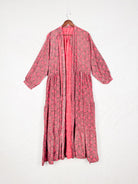 Red Silk Long Dress - Love Protect Sustain