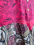 Retro silk patchwork Vest - Love Protect Sustain