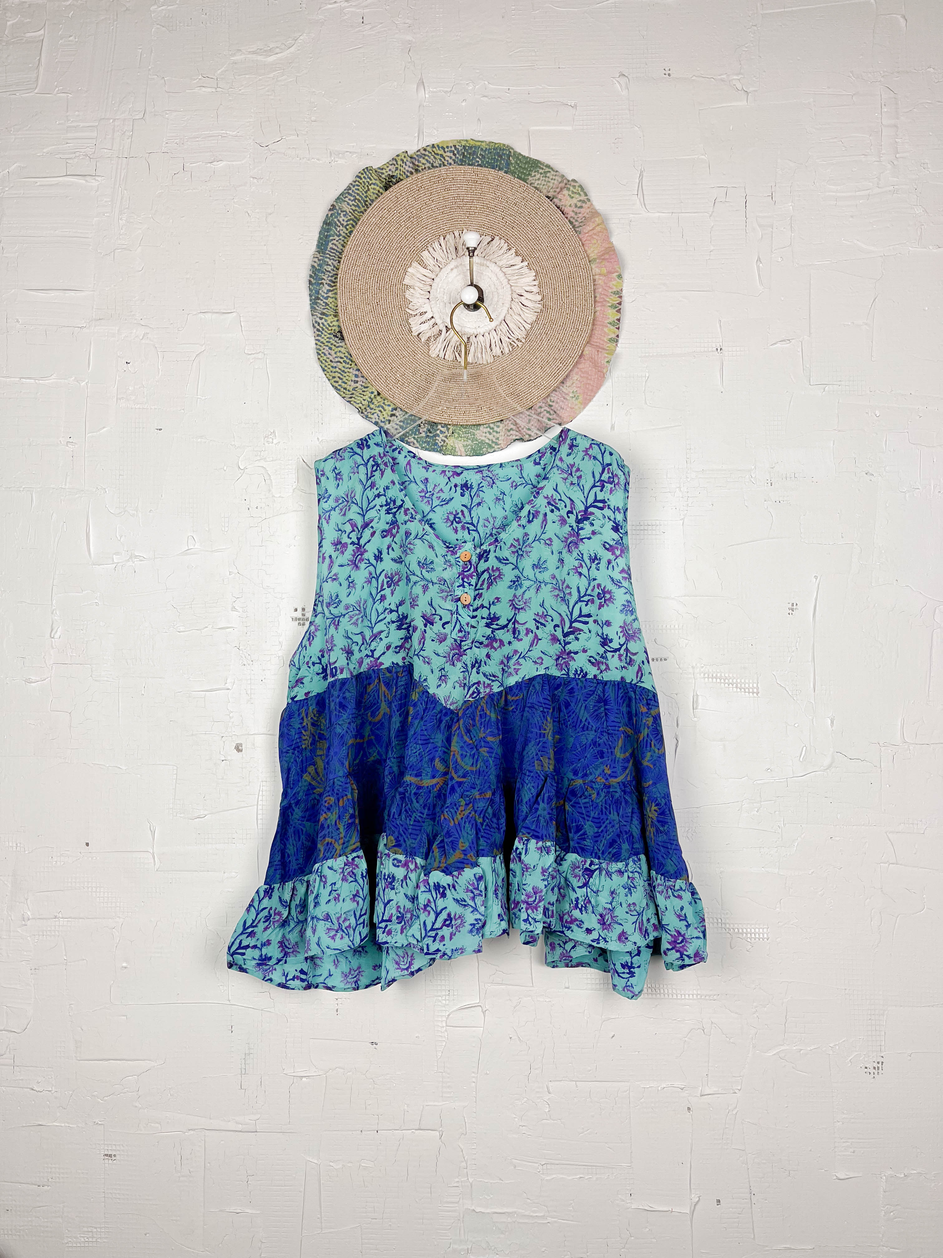 Retro silk top - Love Protect Sustain