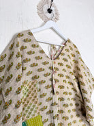 Reversible vintage Kantha stitch one size jumper - Love Protect Sustain