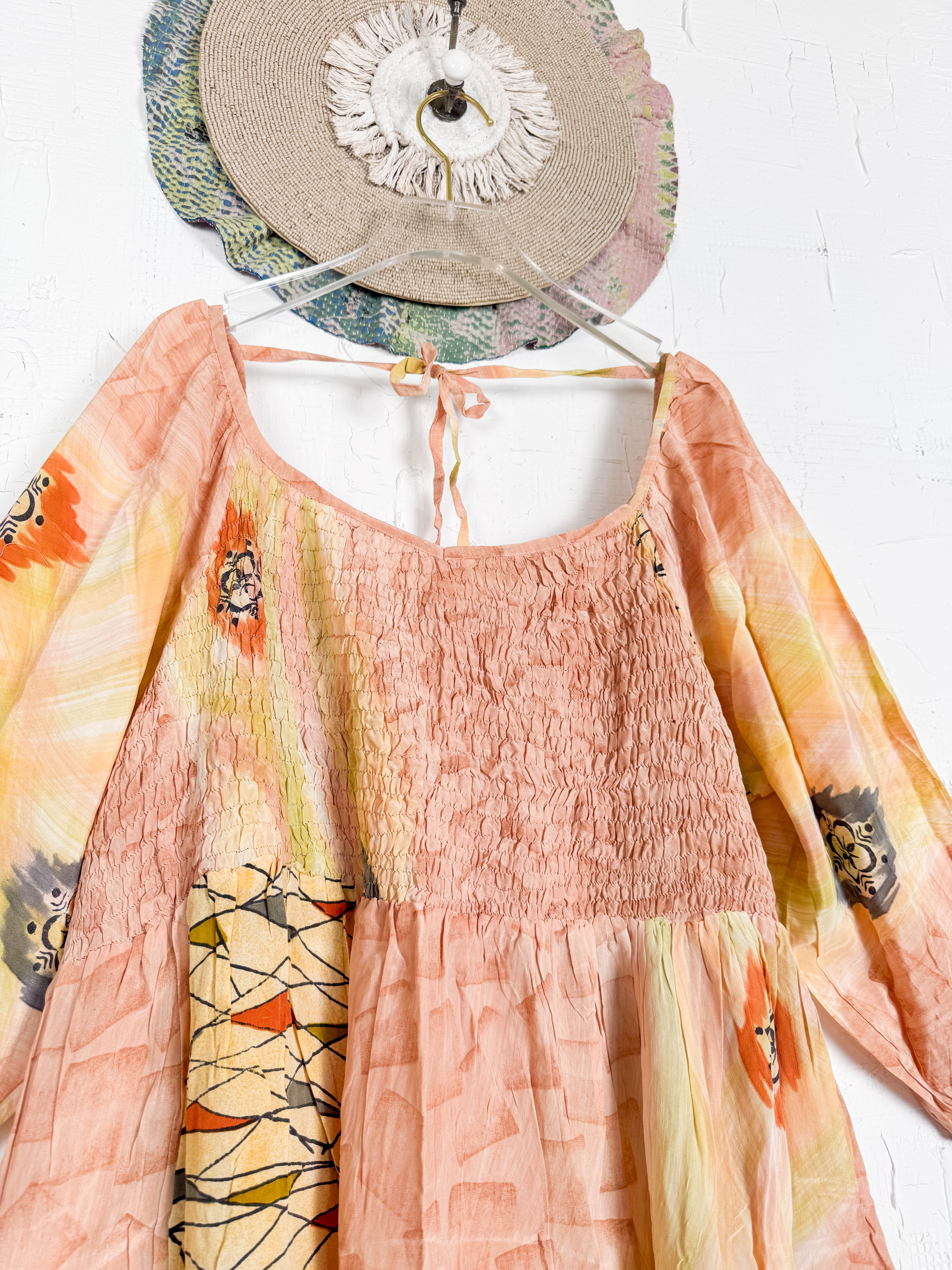 Silk Boho Dress - Love Protect Sustain