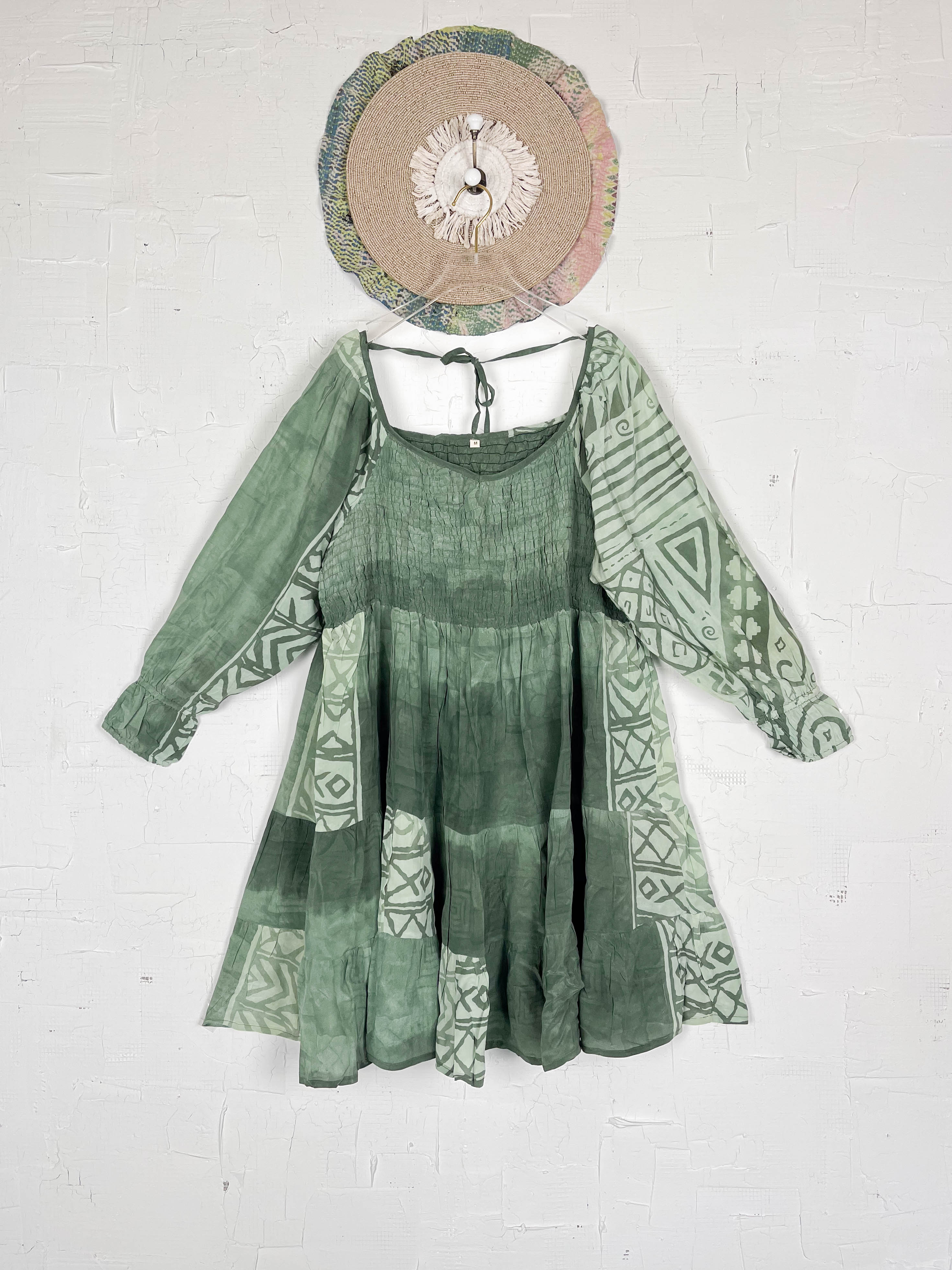 Silk Green Dress - Love Protect Sustain