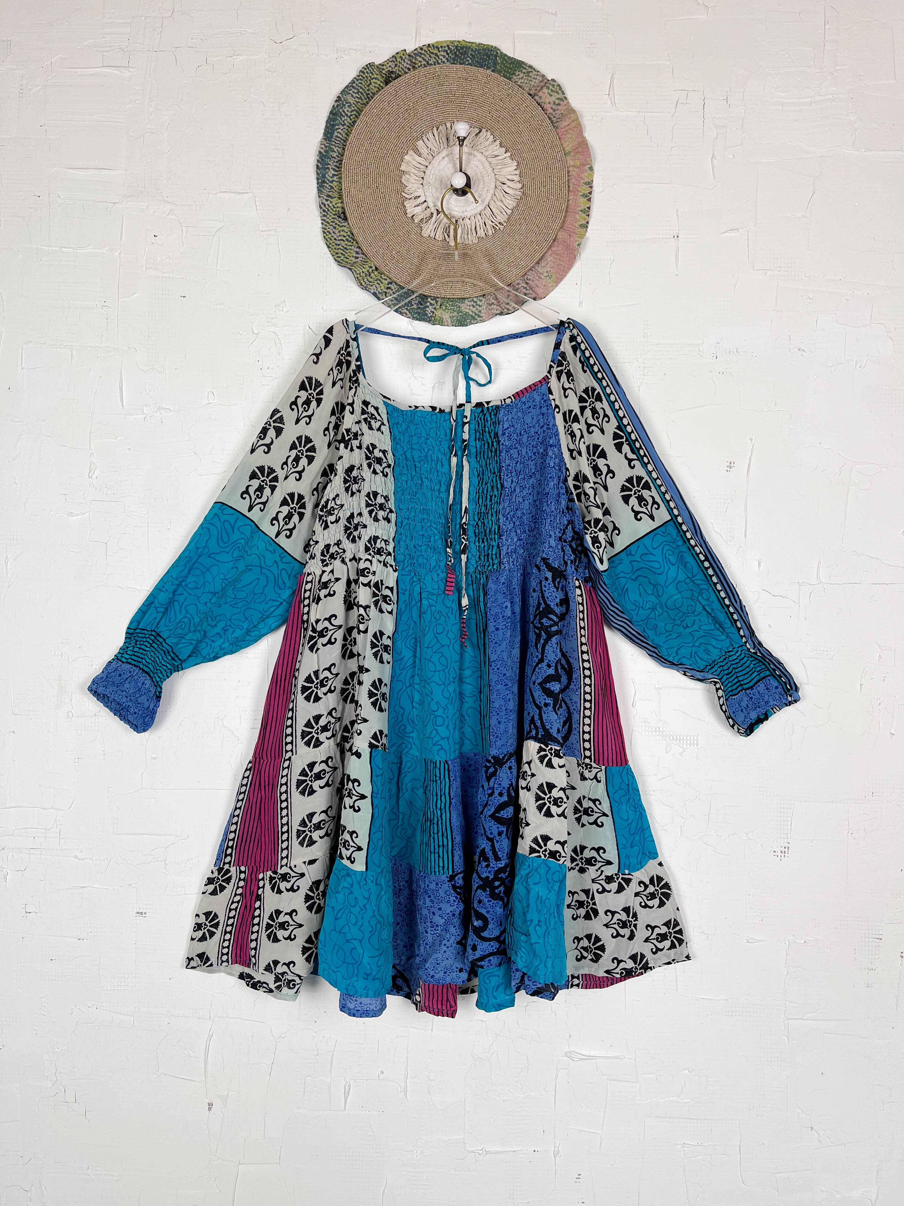 Silk Midi dress - Love Protect Sustain