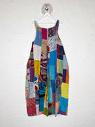 Silk cotton patchwork jumpsuit - Love Protect Sustain