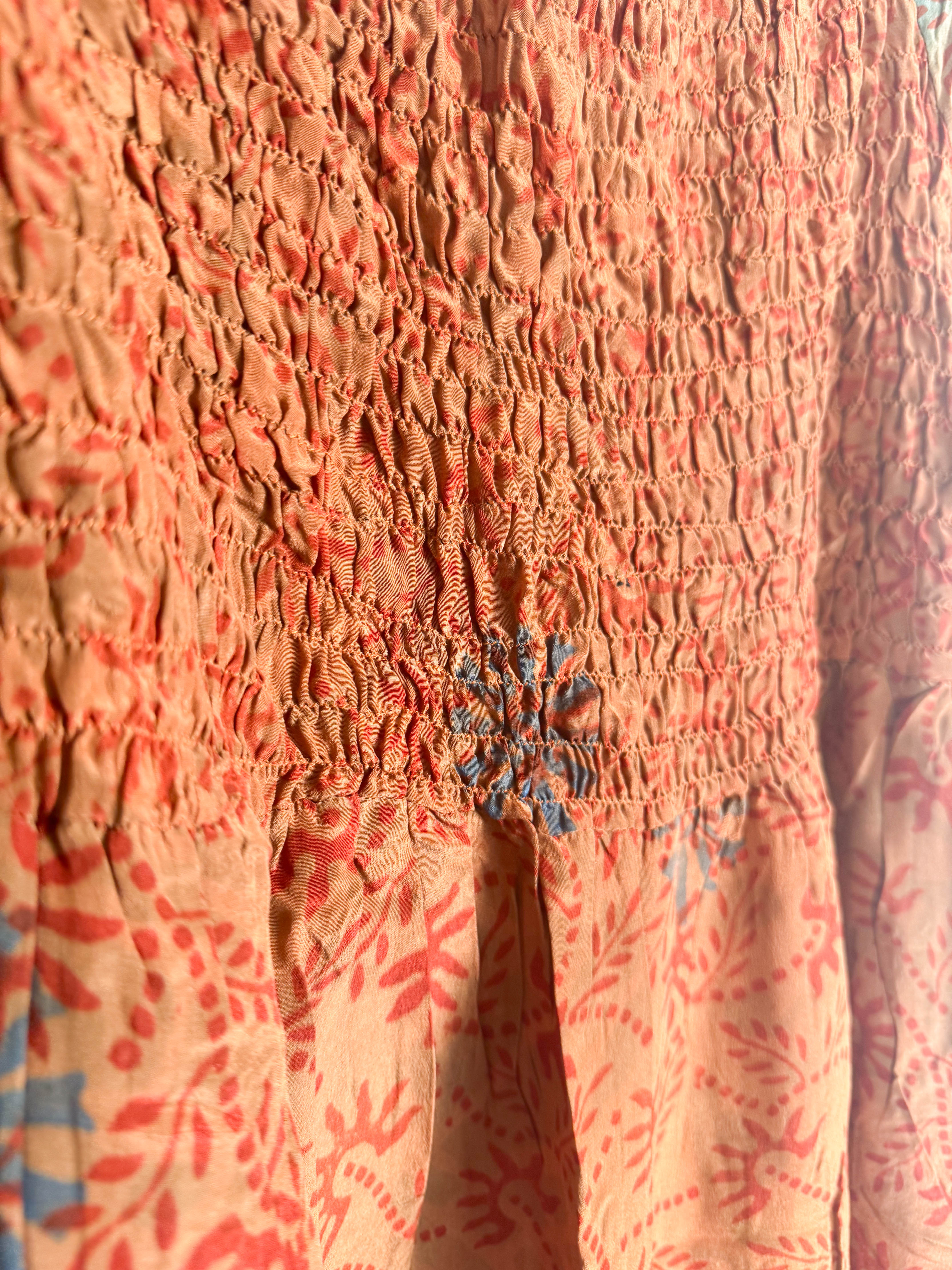 Silk crepe dress - Love Protect Sustain