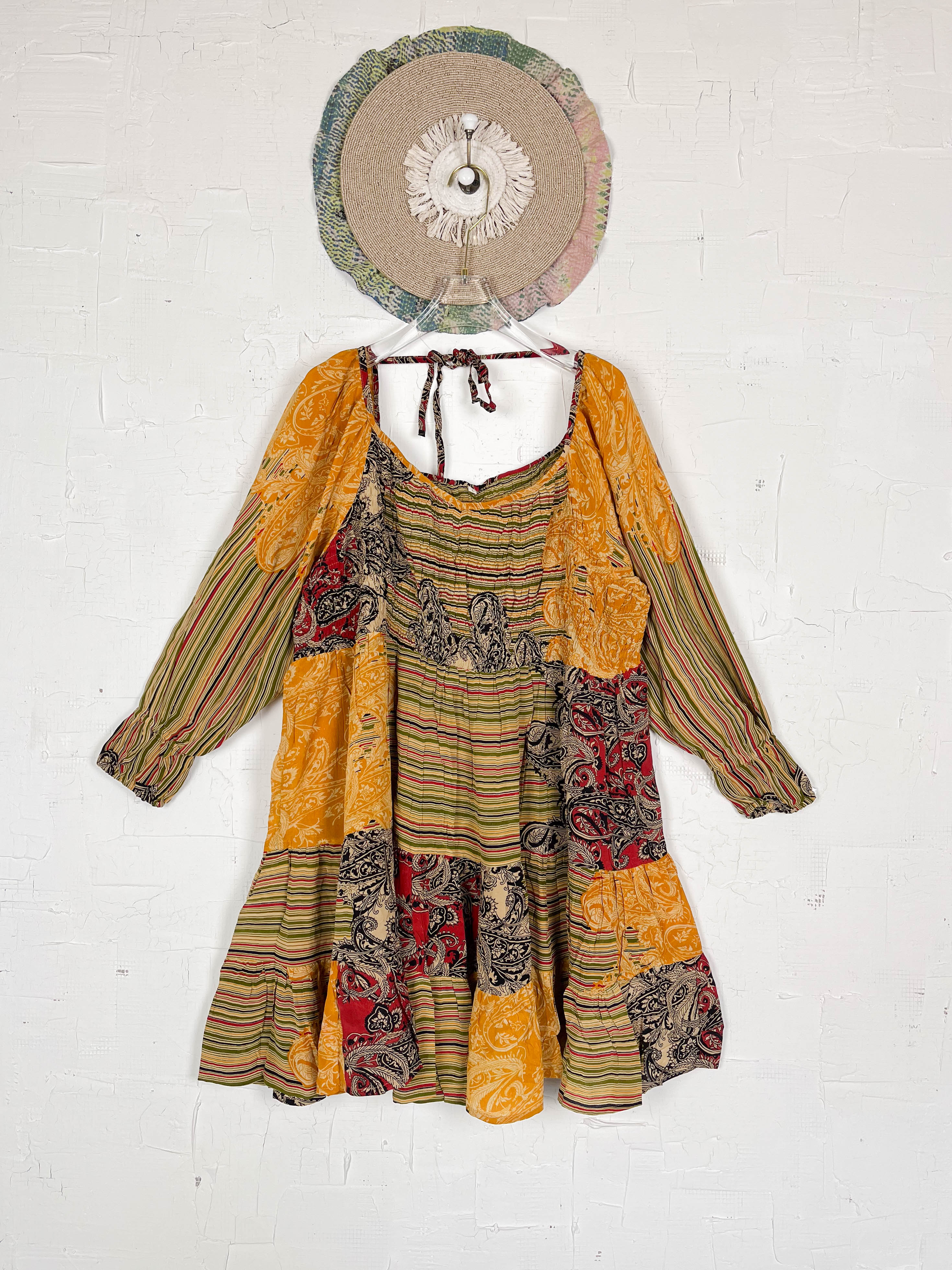 Silk crepe dress - Love Protect Sustain