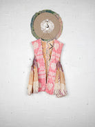 Silk kantha vest - Love Protect Sustain