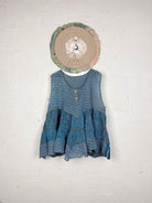 Silk sari patchwork top - Love Protect Sustain